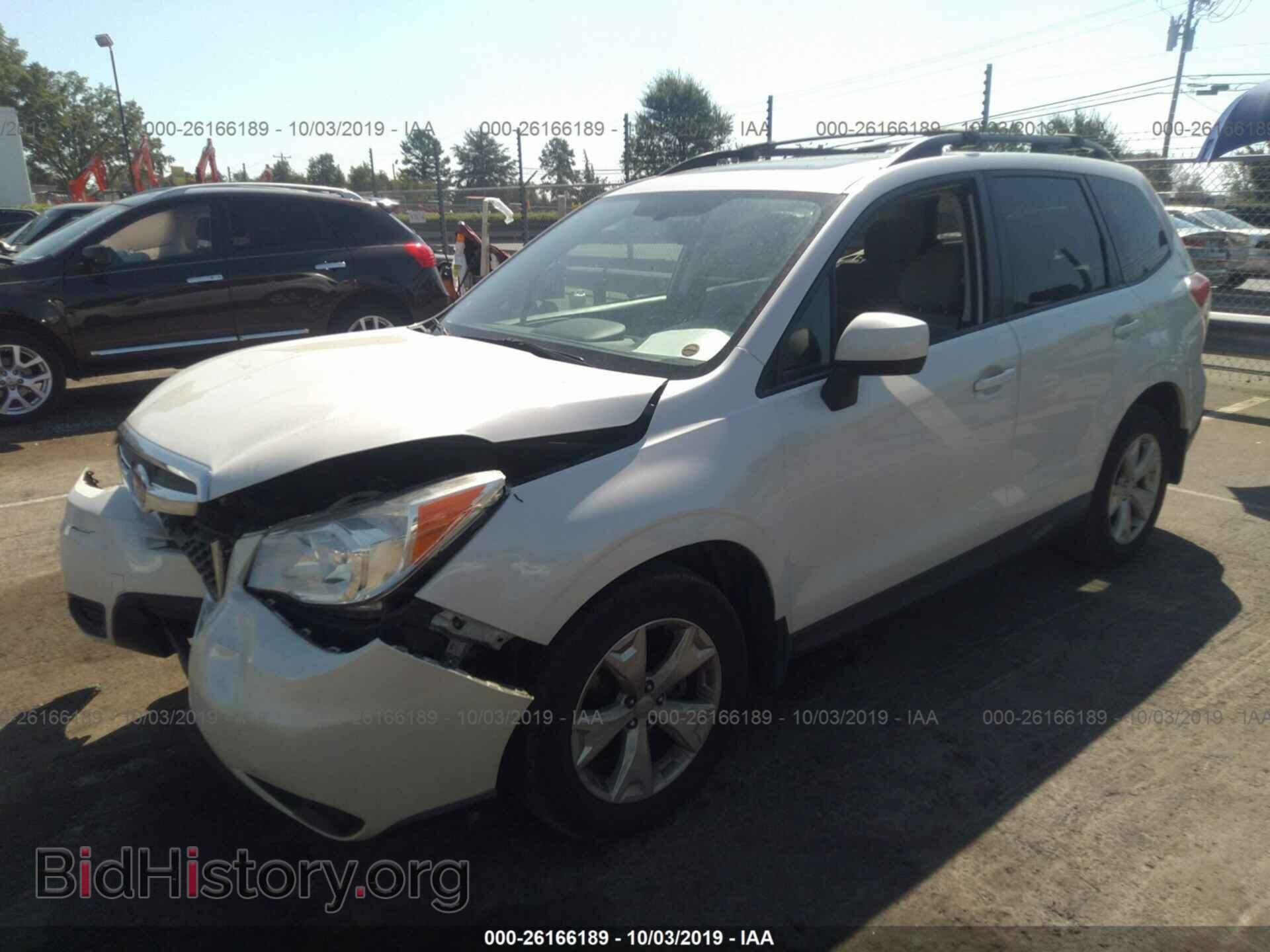 2014 SUBARU FORESTER - VIN: JF2SJAEC7EH545508 - Фото 2