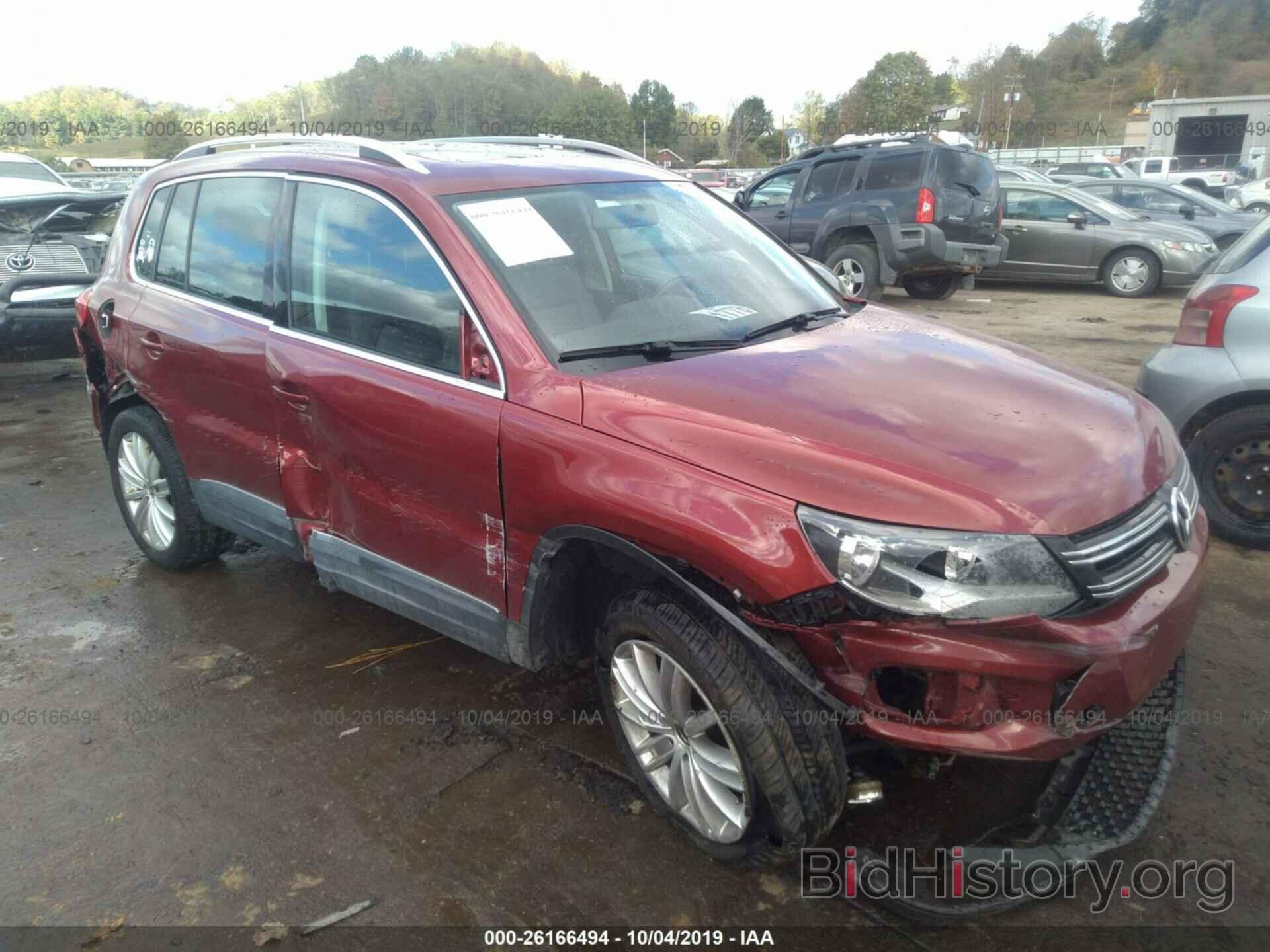 Photo WVGBV7AX7CW102410 - VOLKSWAGEN TIGUAN 2012