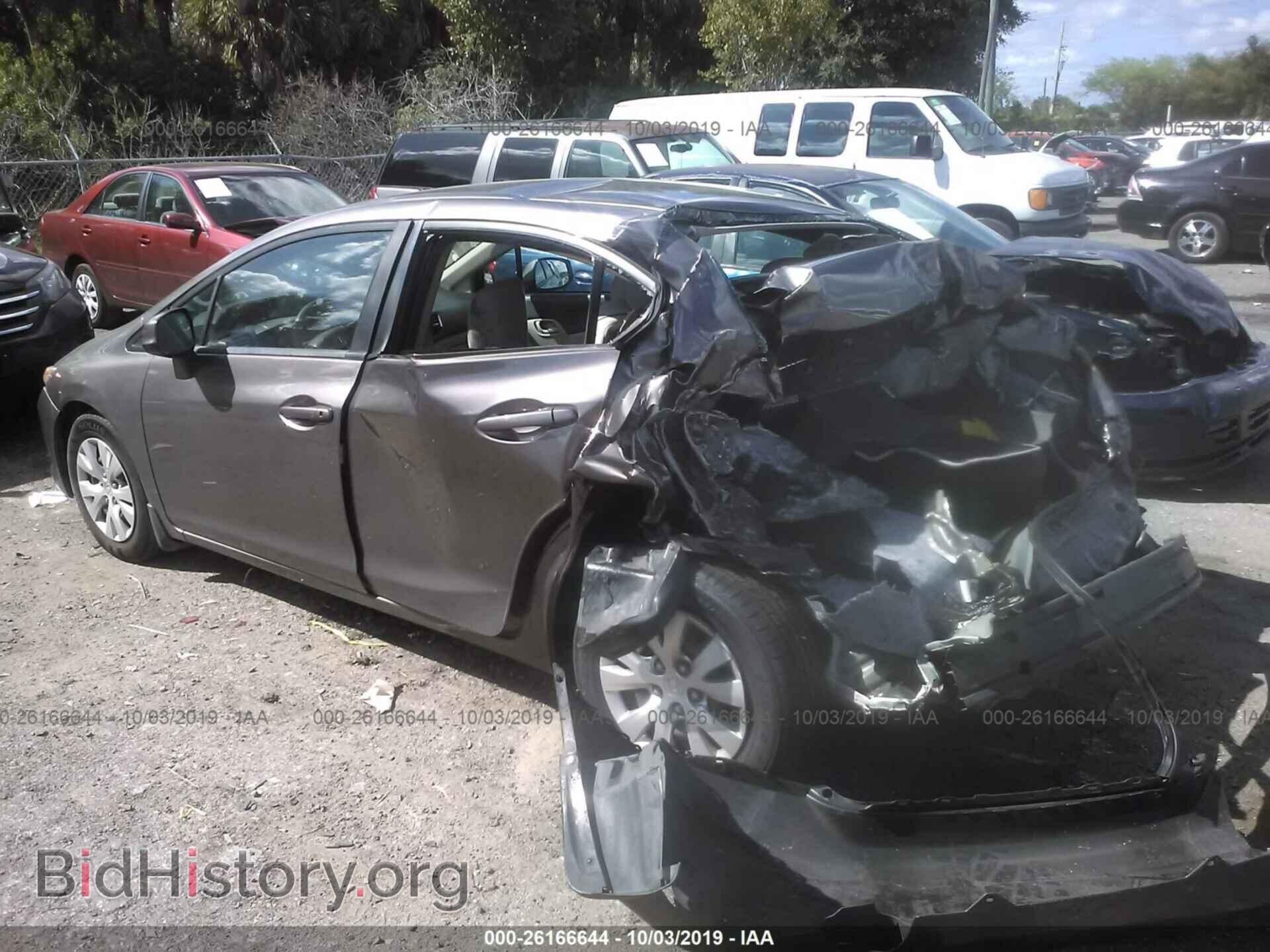 2012 HONDA CIVIC - VIN: 19XFB2F51CE005965 - Фото 3