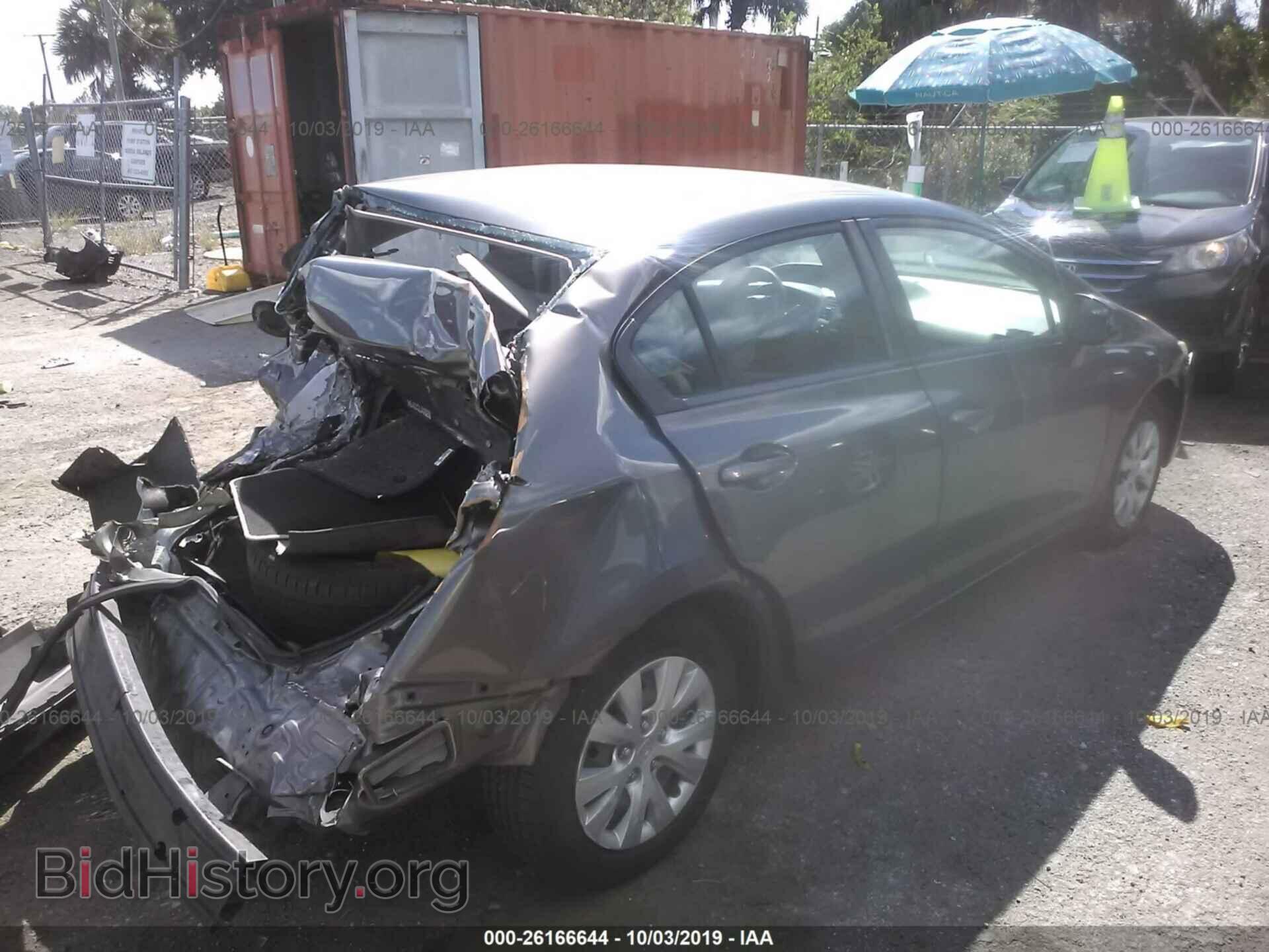 2012 HONDA CIVIC - VIN: 19XFB2F51CE005965 - Фото 4