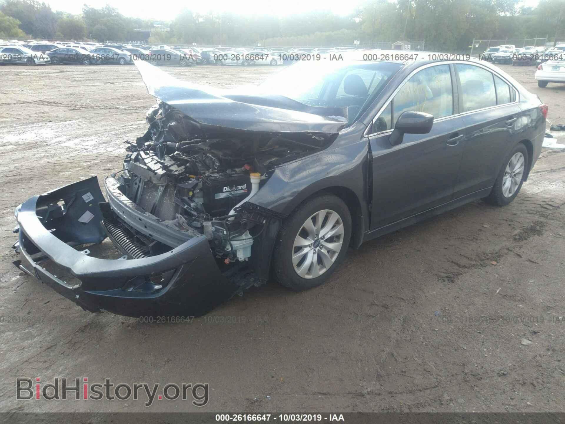 2015 SUBARU LEGACY - VIN: 4S3BNBC62F3053165 - Фото 2