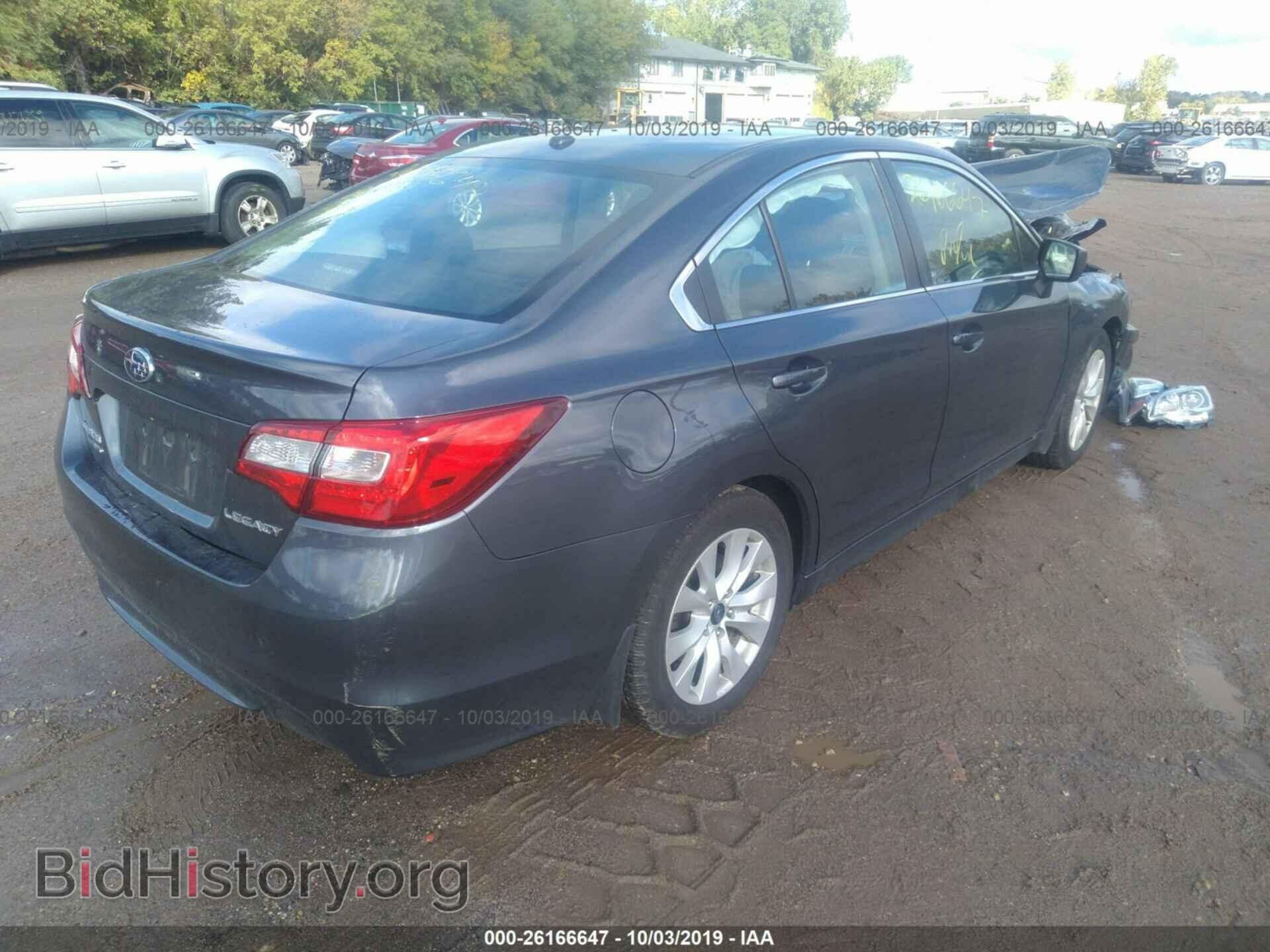 2015 SUBARU LEGACY - VIN: 4S3BNBC62F3053165 - Фото 4