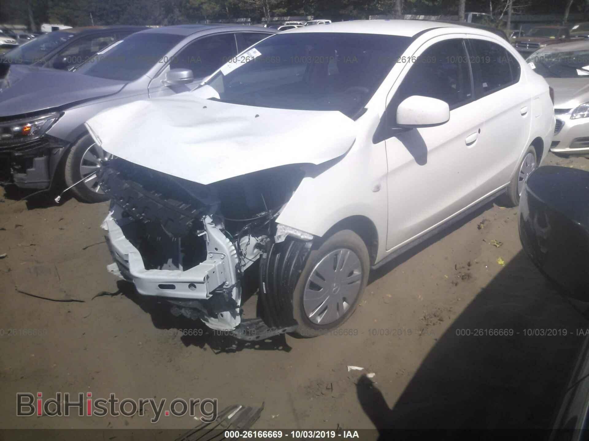 2019 MITSUBISHI MIRAGE - VIN: ML32F3FJ1KHF09761 - Фото 2