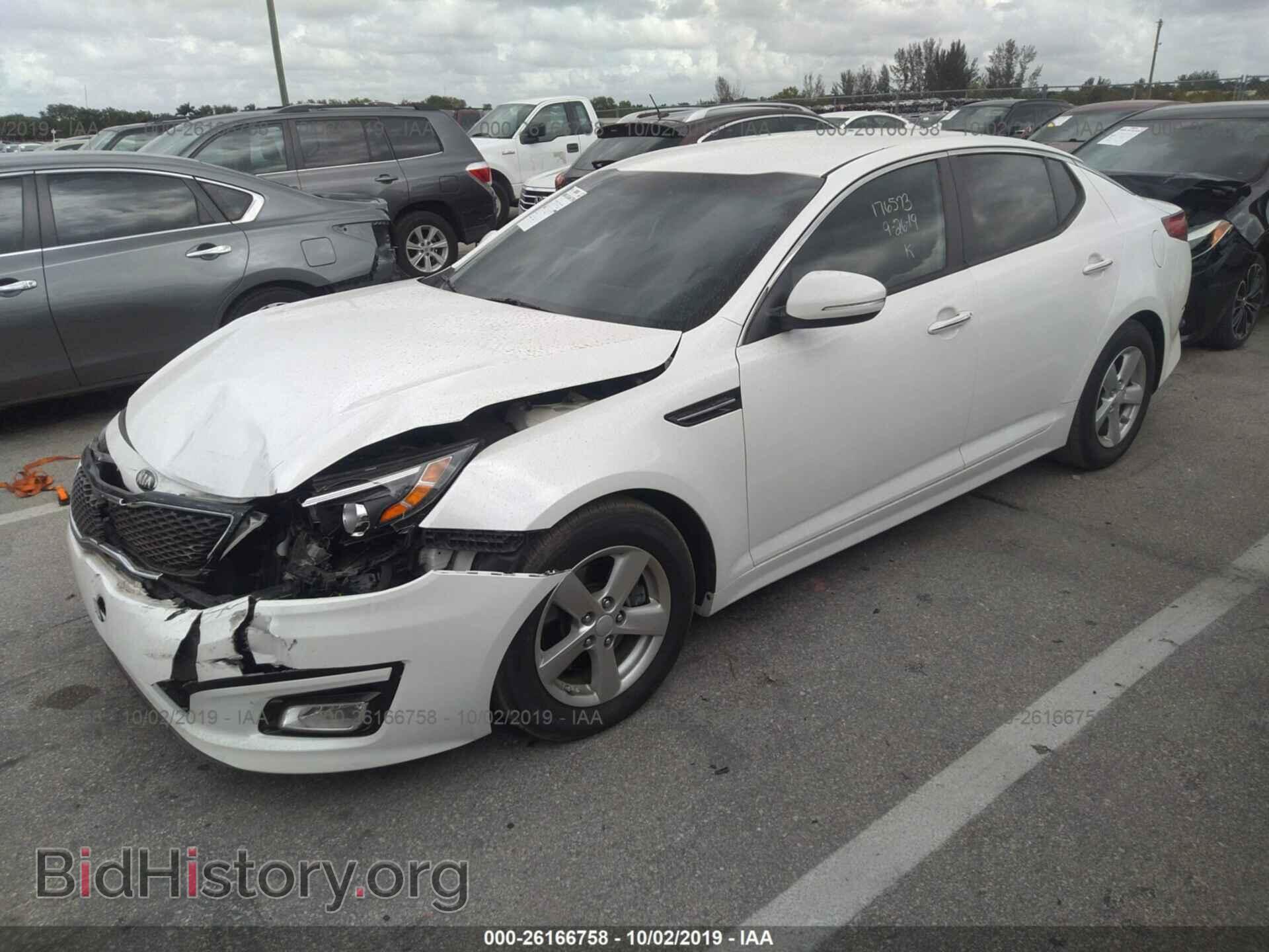 2015 KIA OPTIMA - VIN: KNAGM4A79F5639248 - Photo 2