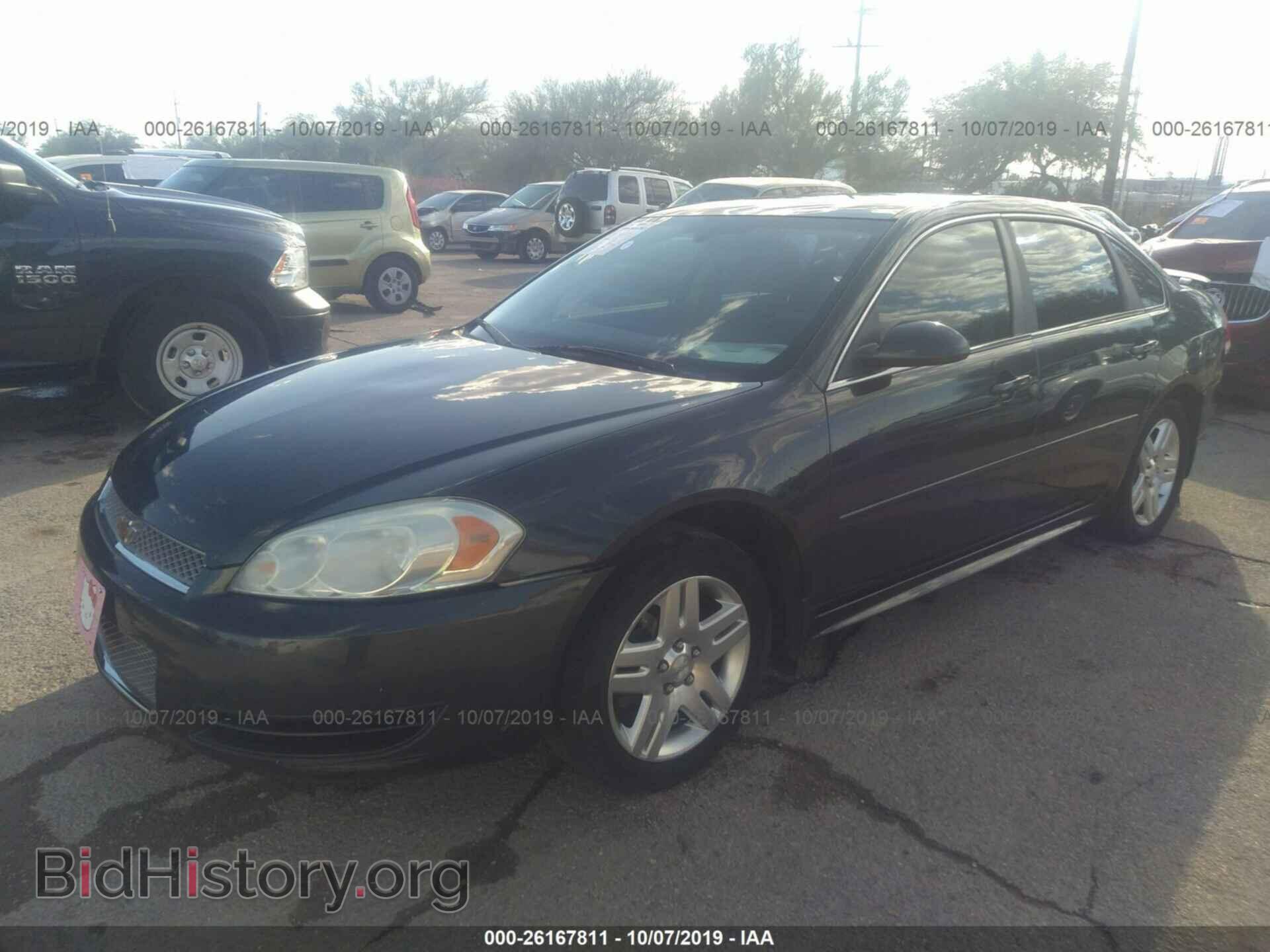 2012 CHEVROLET IMPALA - VIN: 2G1WB5E37C1207524 - Фото 2