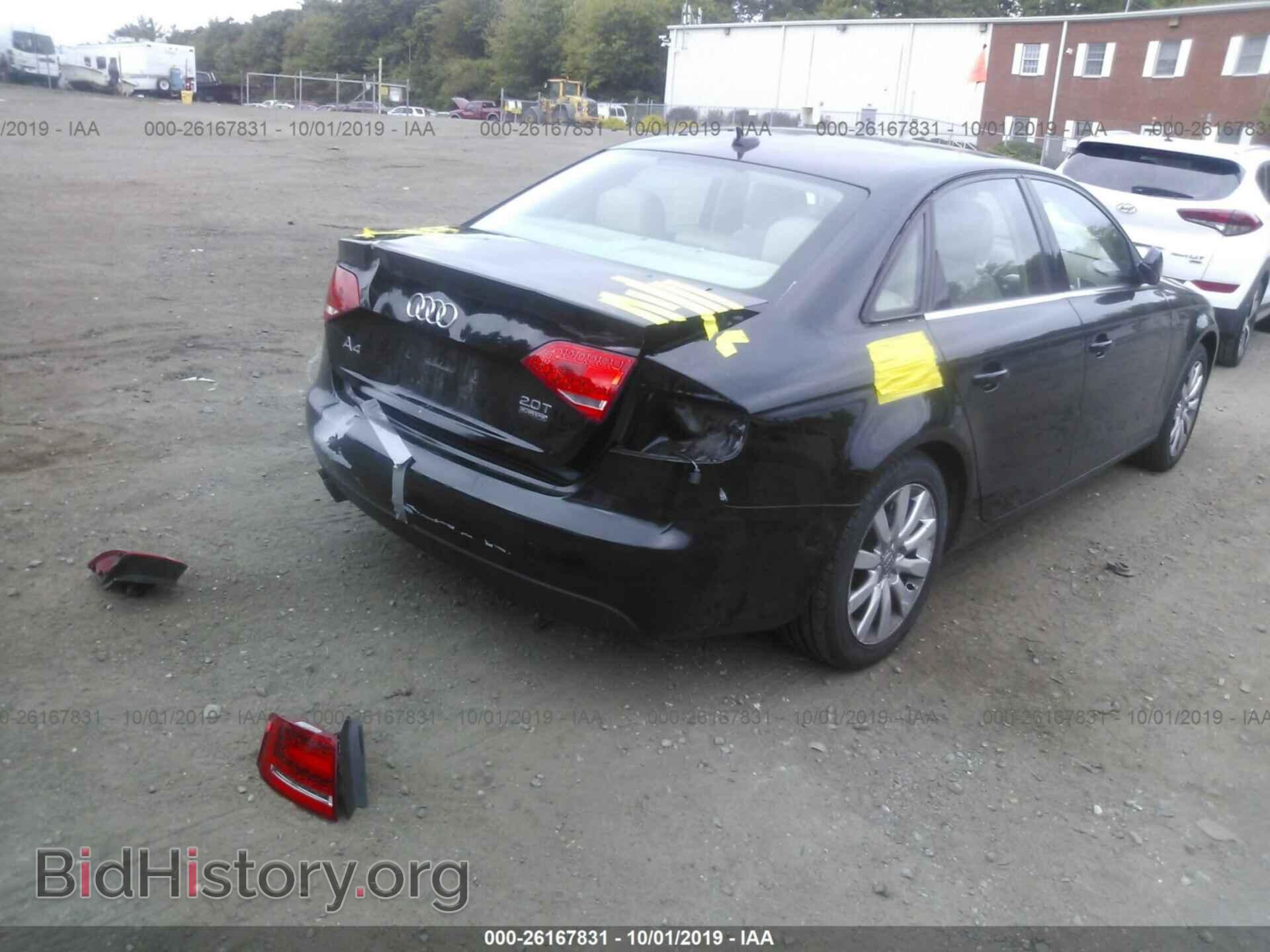 2012 AUDI A4 - VIN: WAUBFAFL7CN011113 - Фото 4
