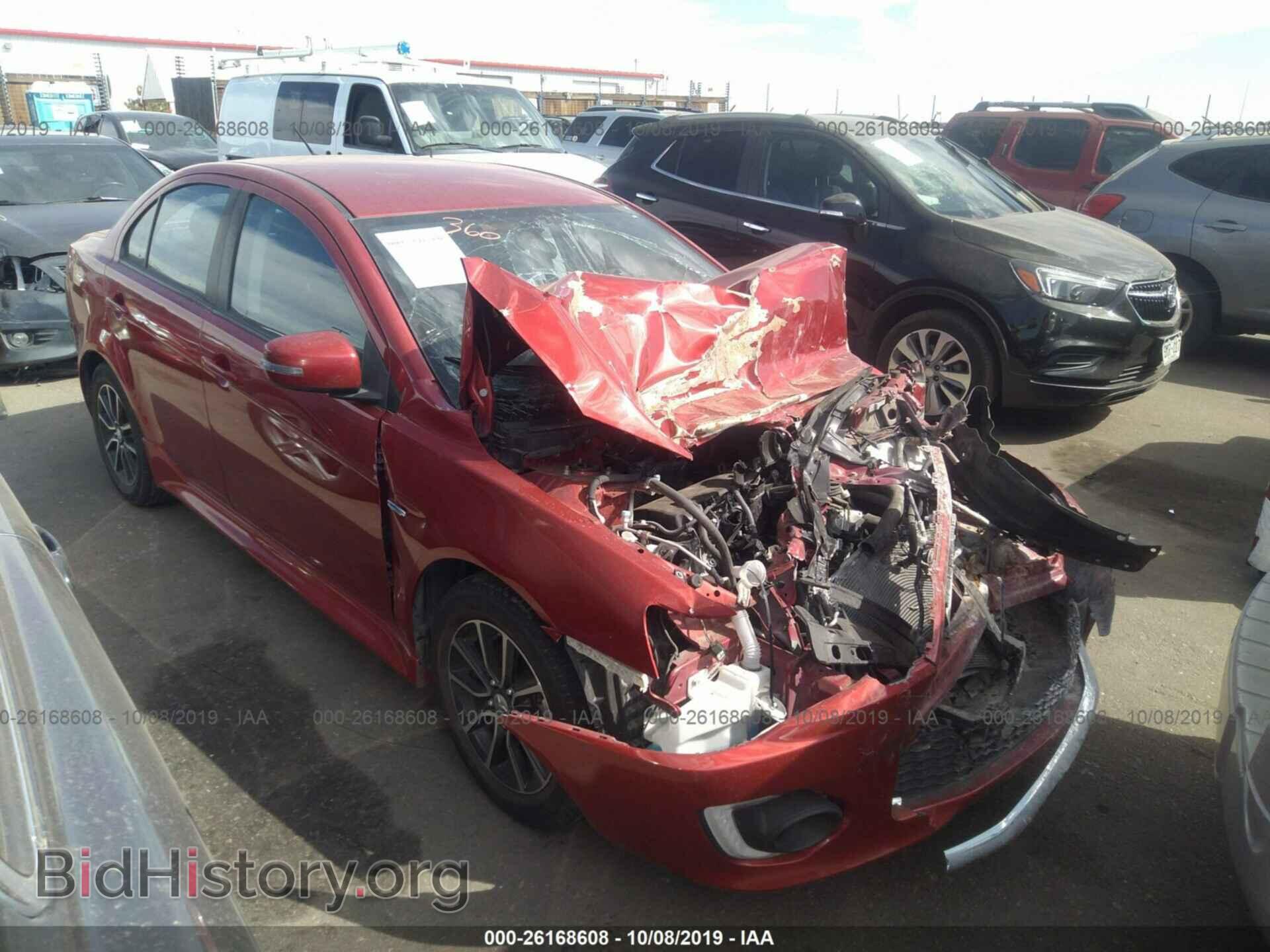 Photo JA32U2FU9HU008345 - MITSUBISHI LANCER 2017