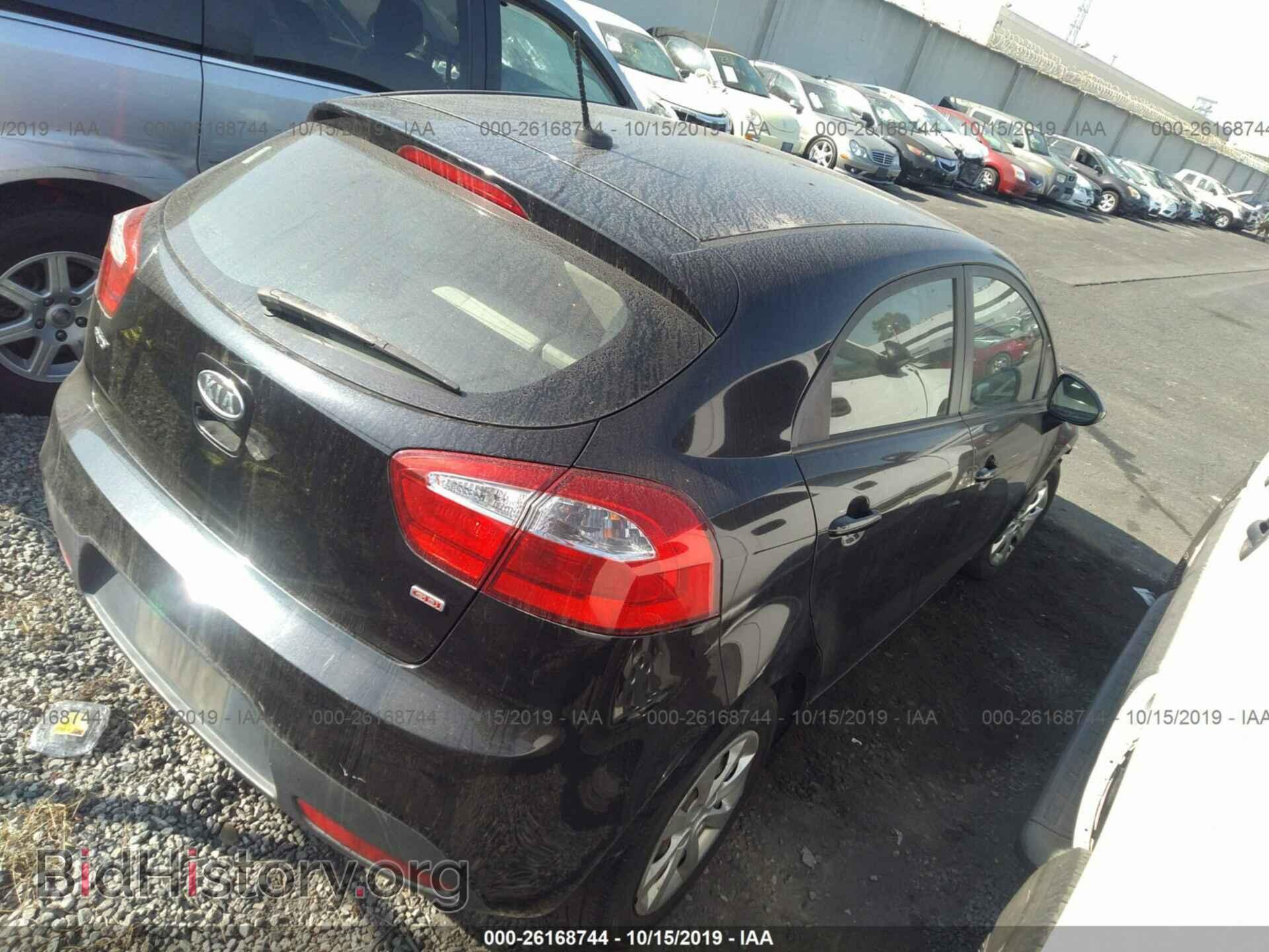 2013 KIA RIO - VIN: KNADM5A34D6098252 - Фото 4