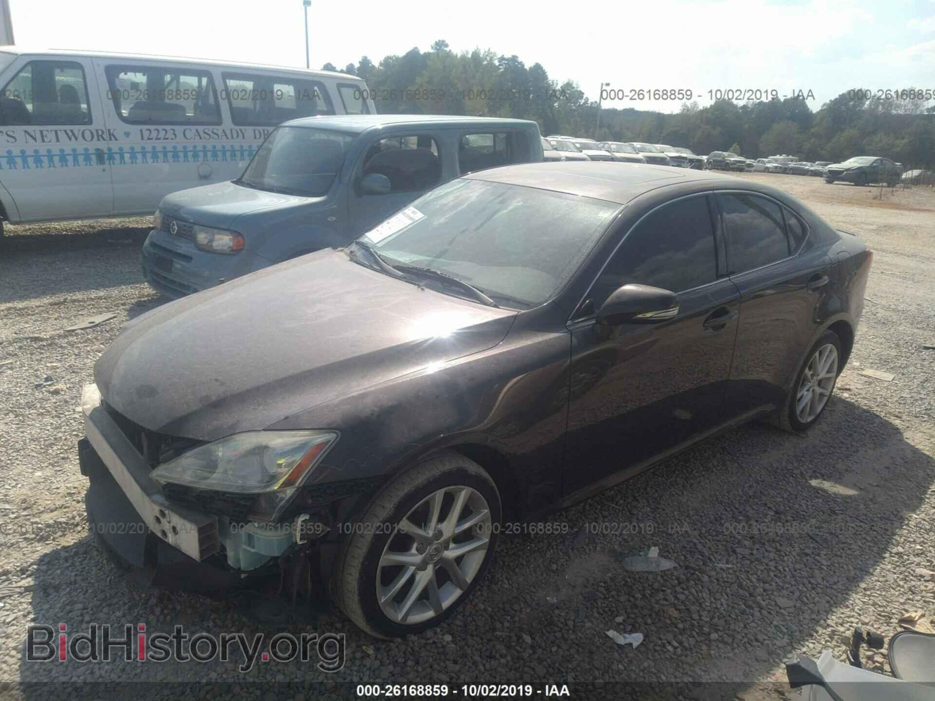 2012 LEXUS IS - VIN: JTHCF5C23C2035855 - Фото 2