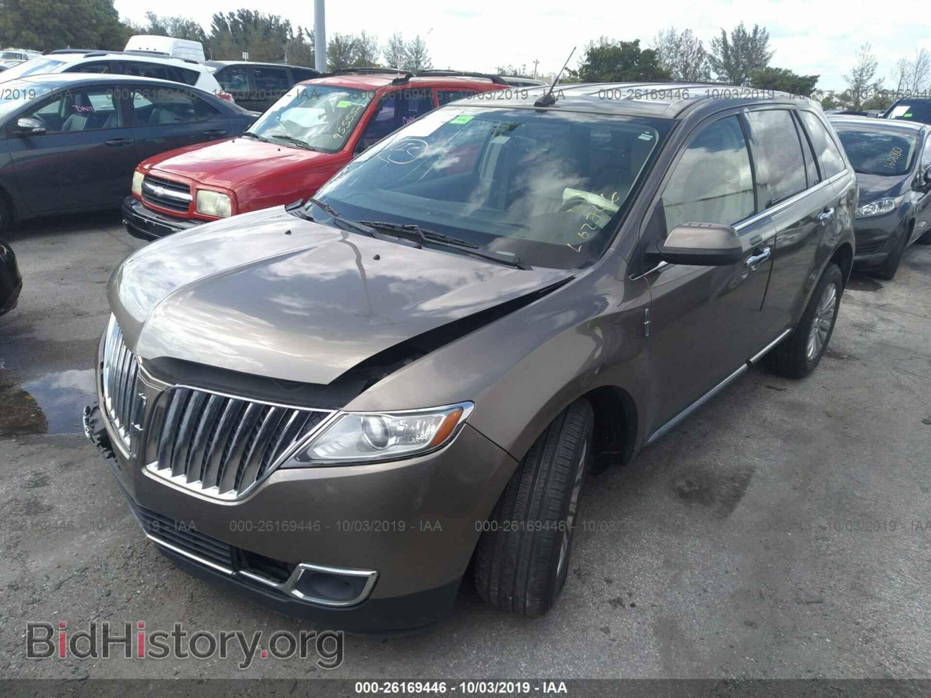 2012 LINCOLN MKX - VIN: 2LMDJ6JK9CBL02746 - Фото 2