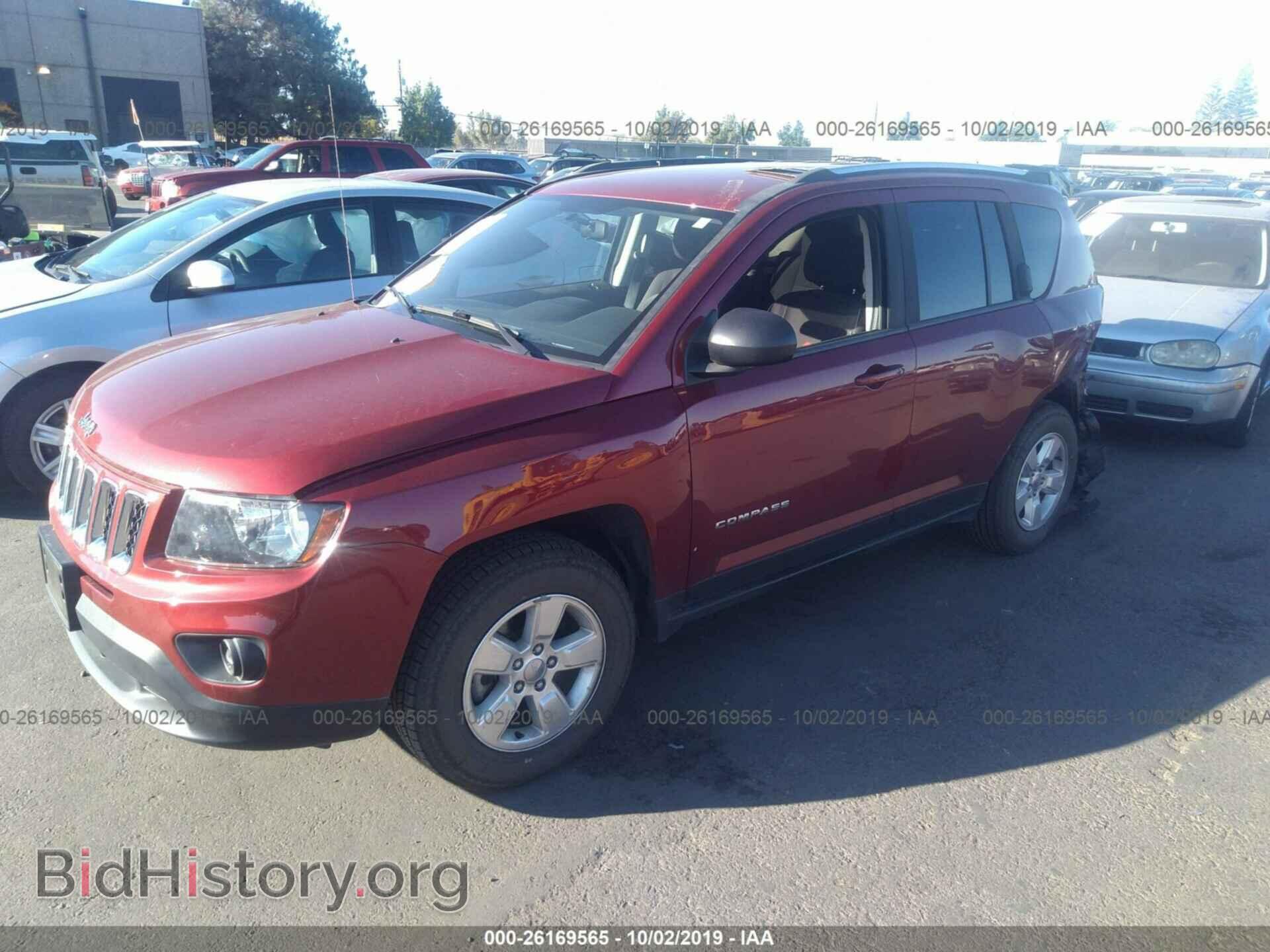 2014 JEEP COMPASS - VIN: 1C4NJCBA3ED832670 - Фото 2