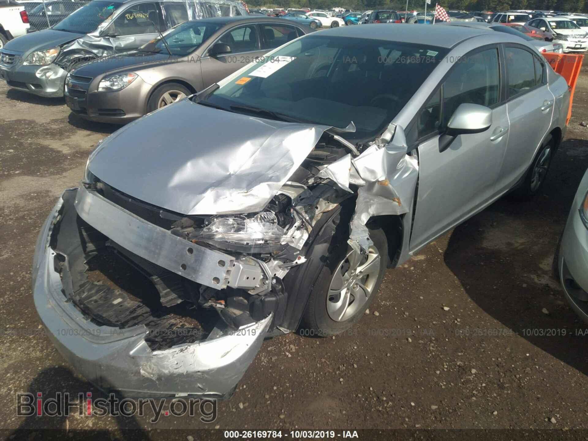 2013 HONDA CIVIC - VIN: 19XFB2F5XDE068208 - Фото 2
