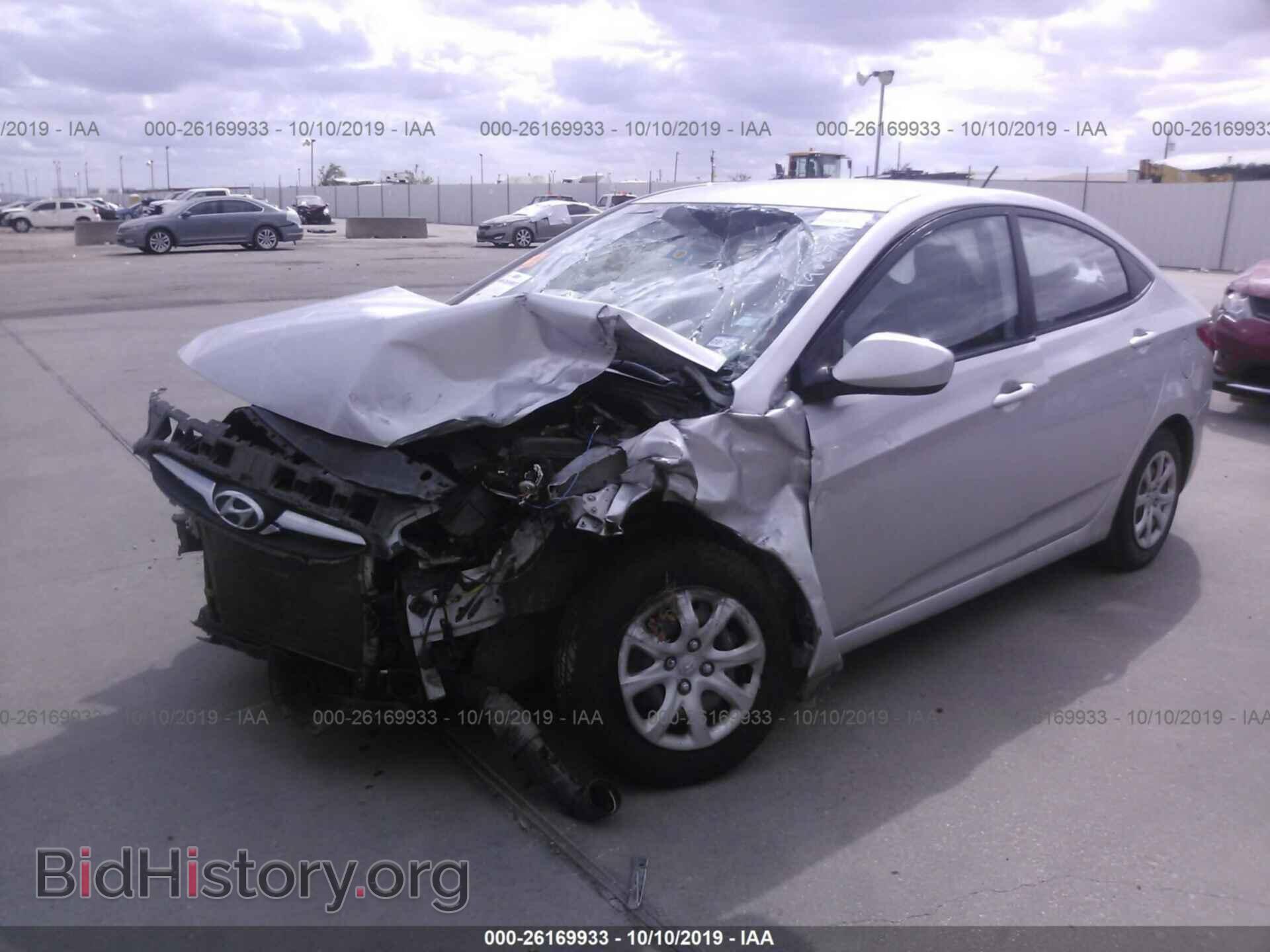 2013 HYUNDAI ACCENT - VIN: KMHCT4AE5DU438836 - Фото 2