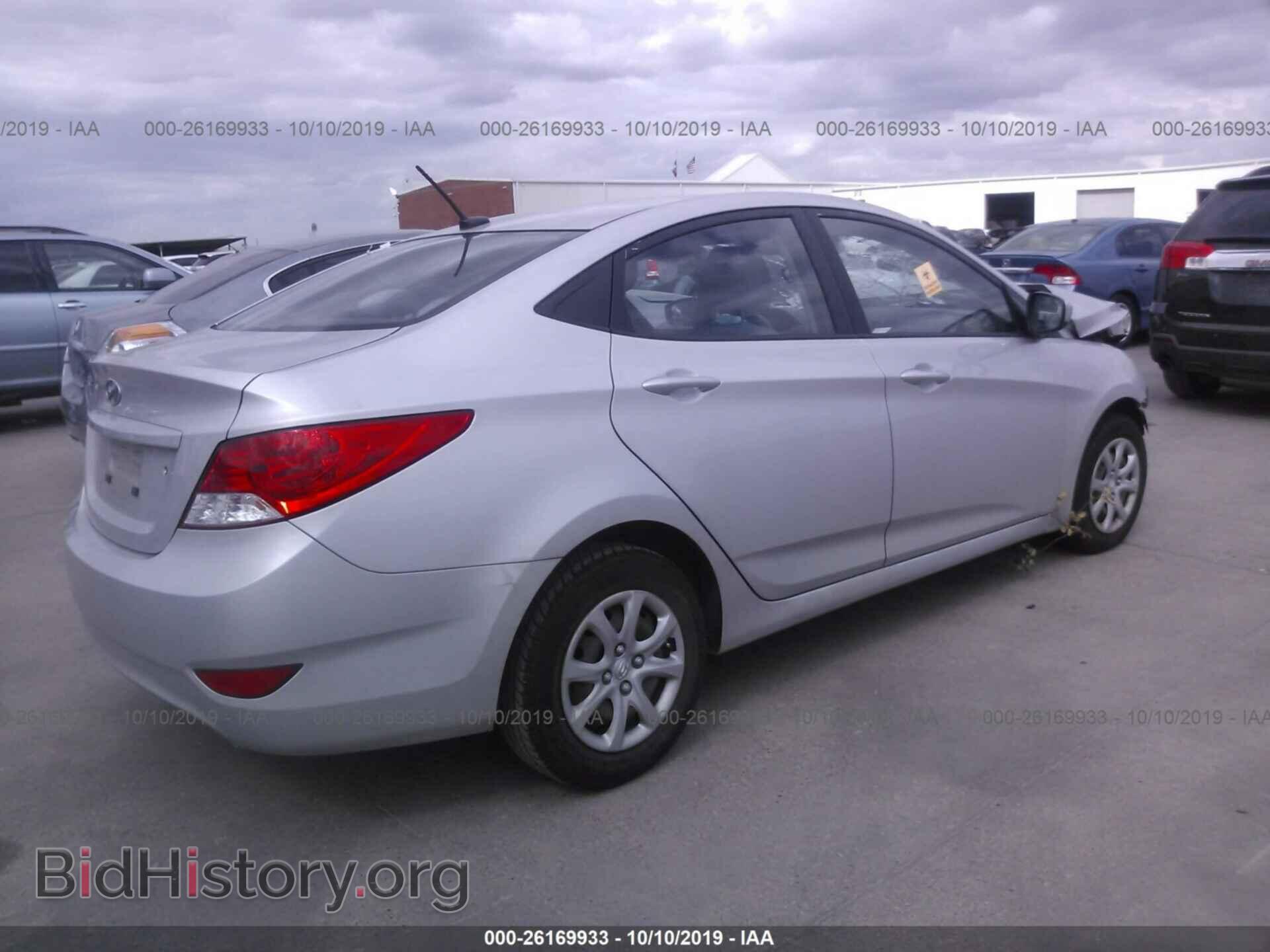 2013 HYUNDAI ACCENT - VIN: KMHCT4AE5DU438836 - Фото 4