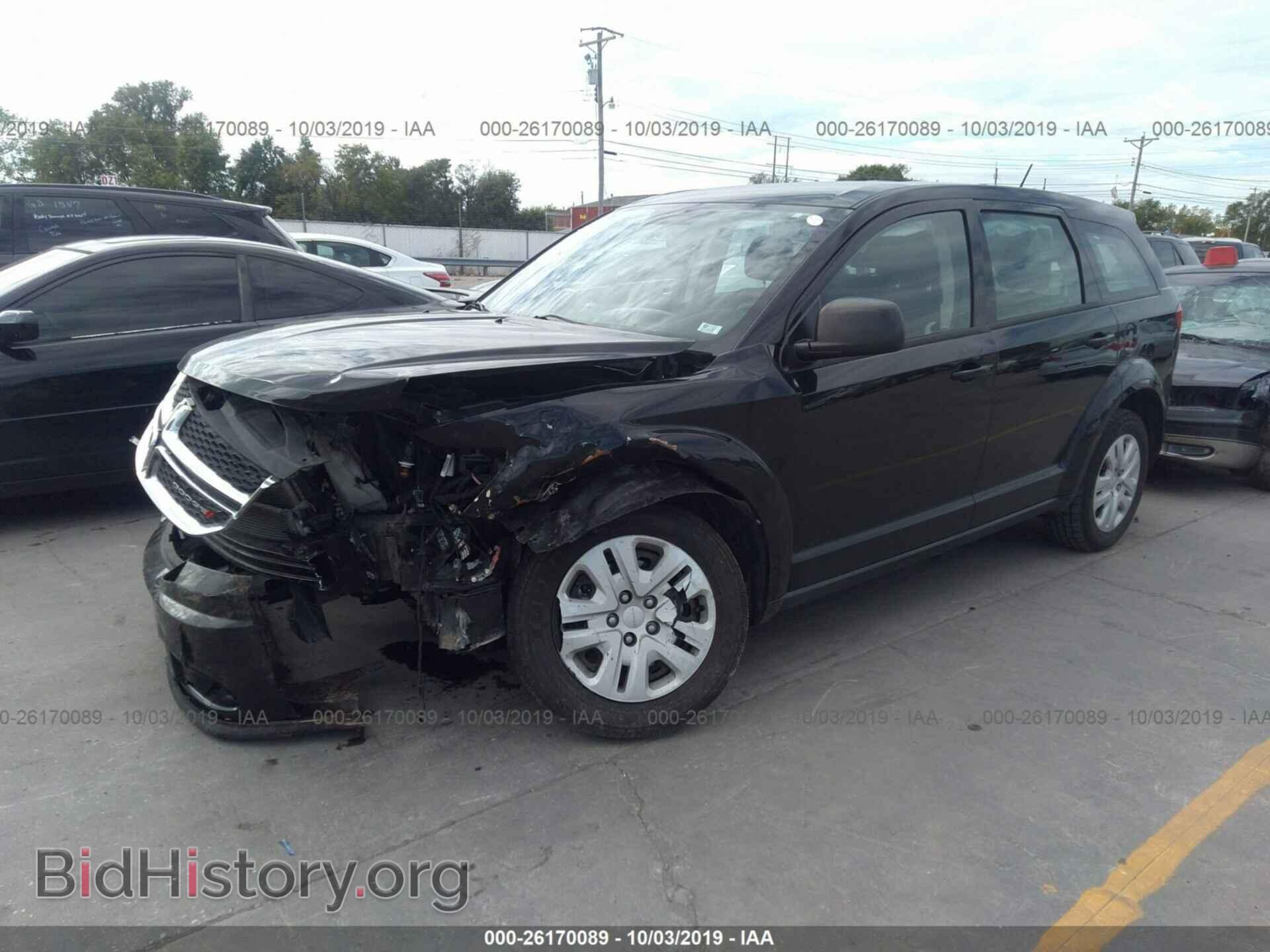 2013 DODGE JOURNEY - VIN: 3C4PDCAB7DT705276 - Фото 2