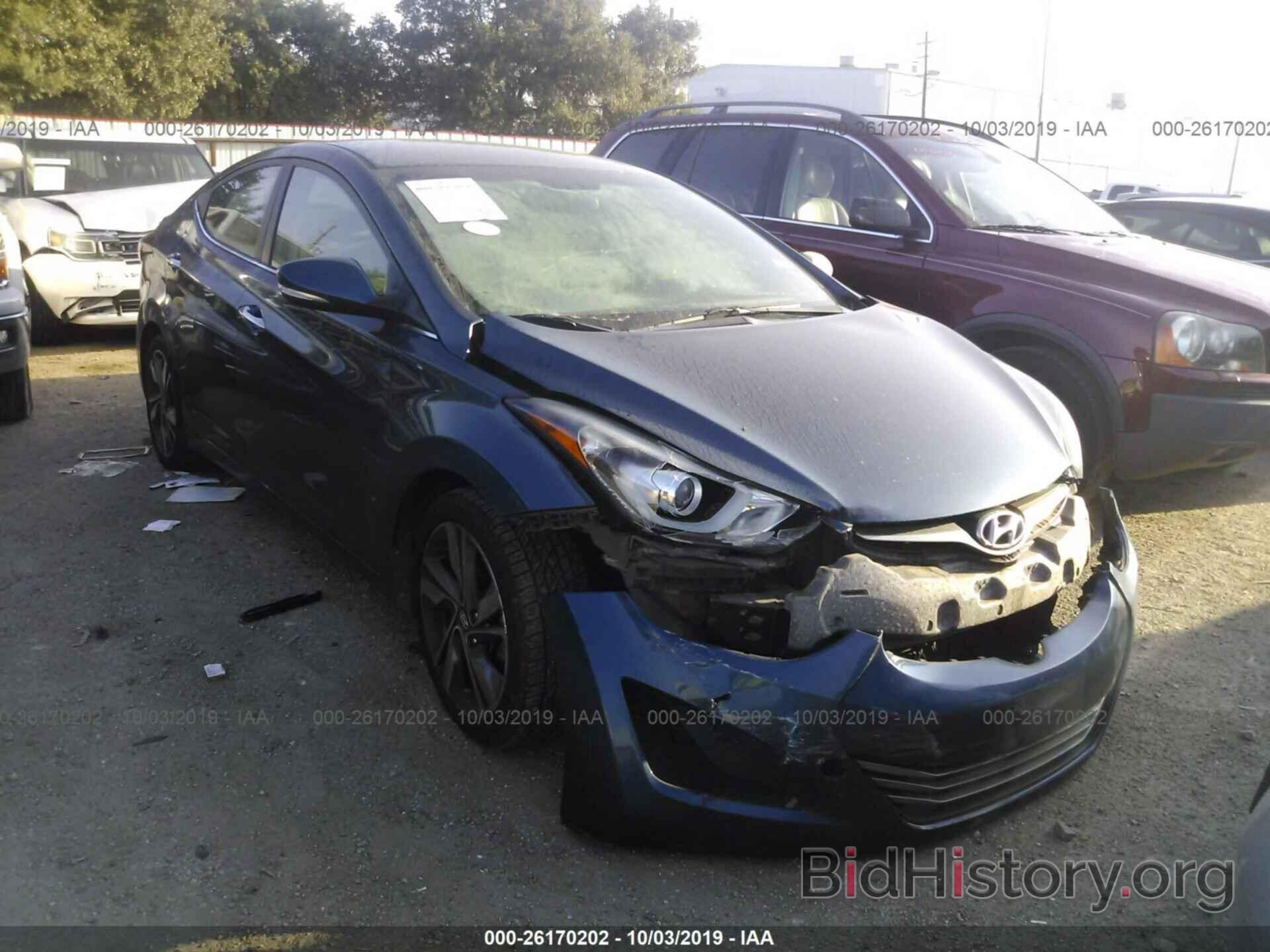 Photo KMHDH4AE1EU162937 - HYUNDAI ELANTRA 2014