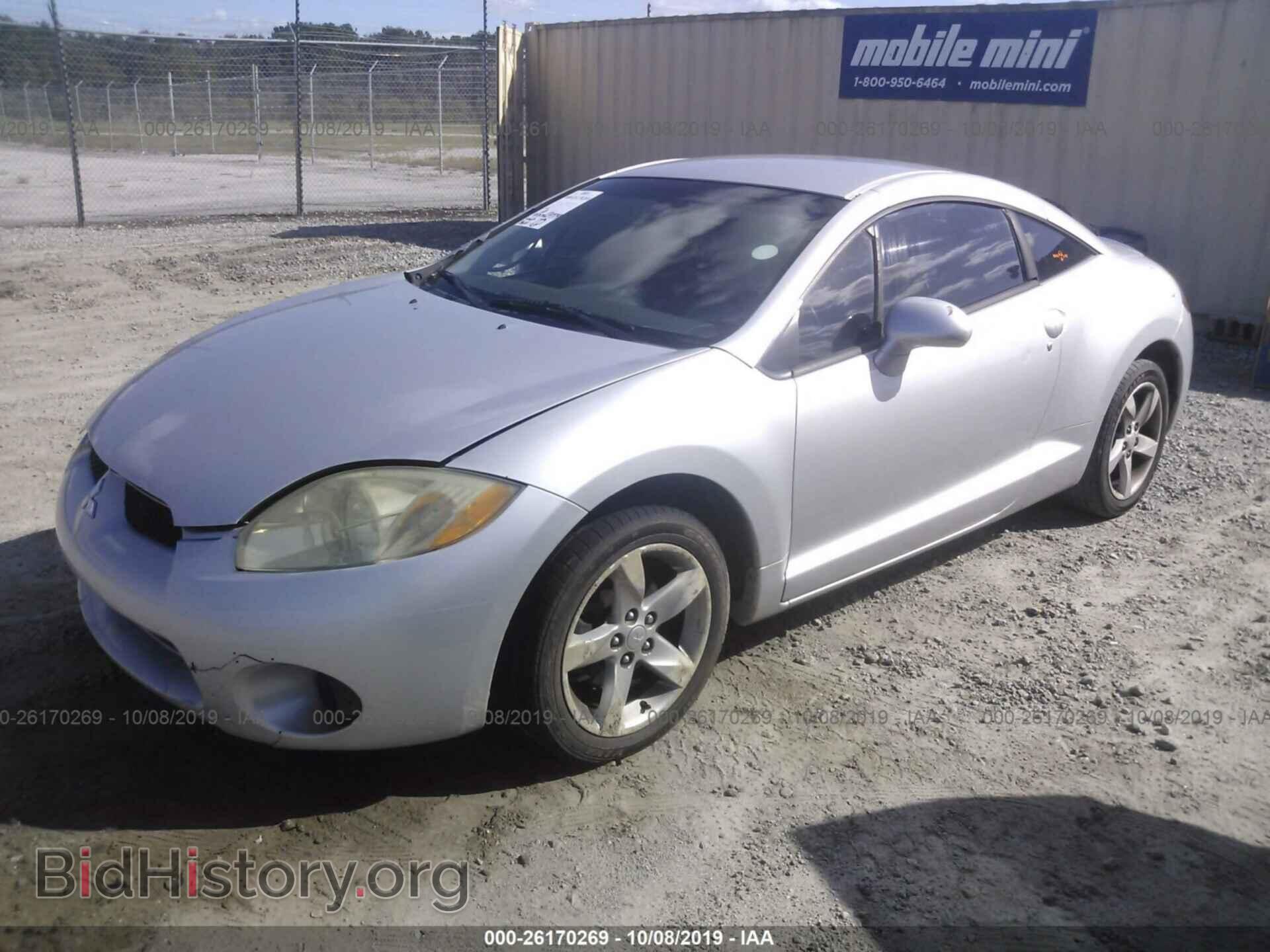 2006 MITSUBISHI ECLIPSE - VIN: 4A3AK24F66E047700 - Фото 2