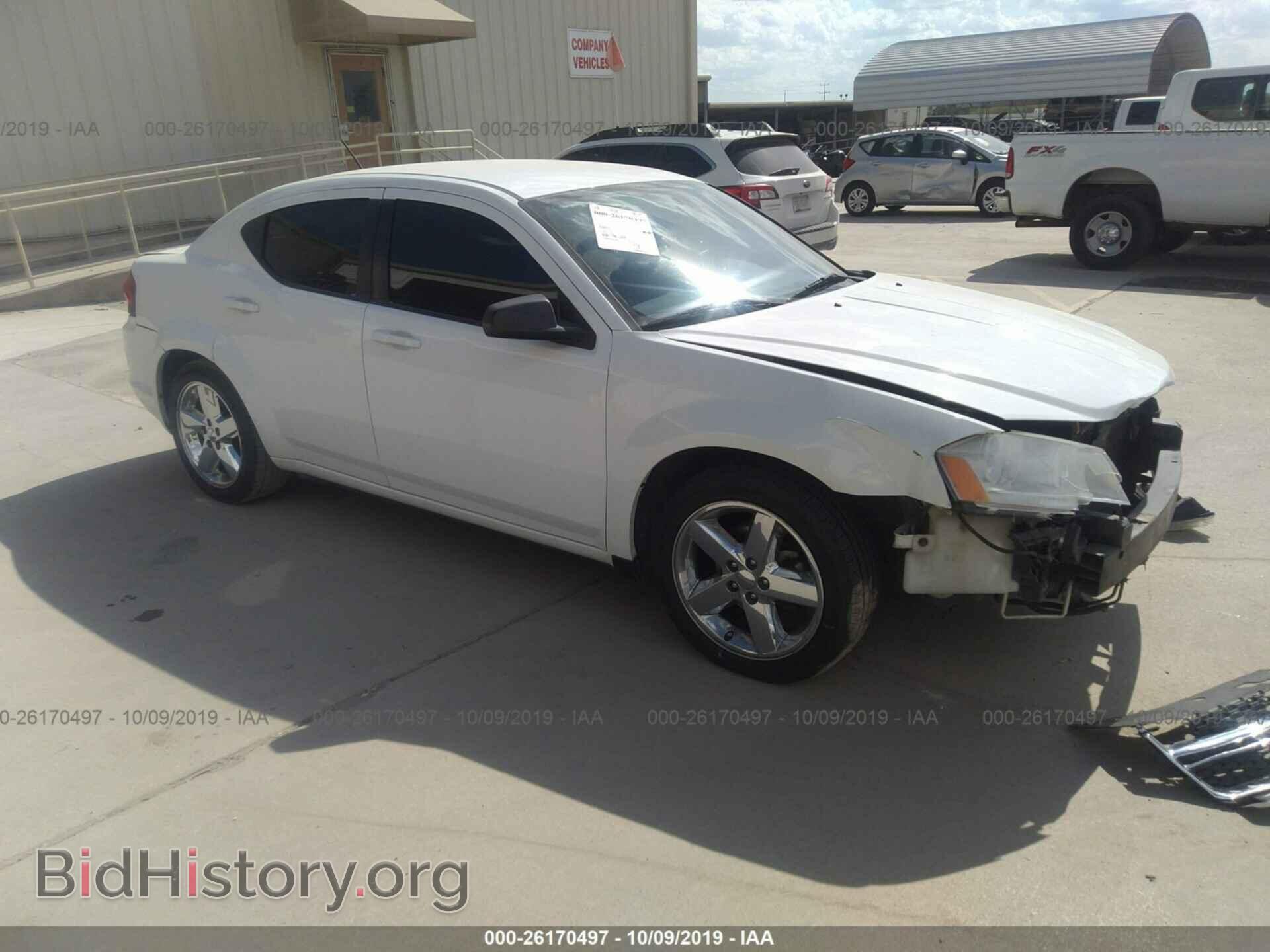 Фотография 1C3CDZAB2CN324701 - DODGE AVENGER 2012