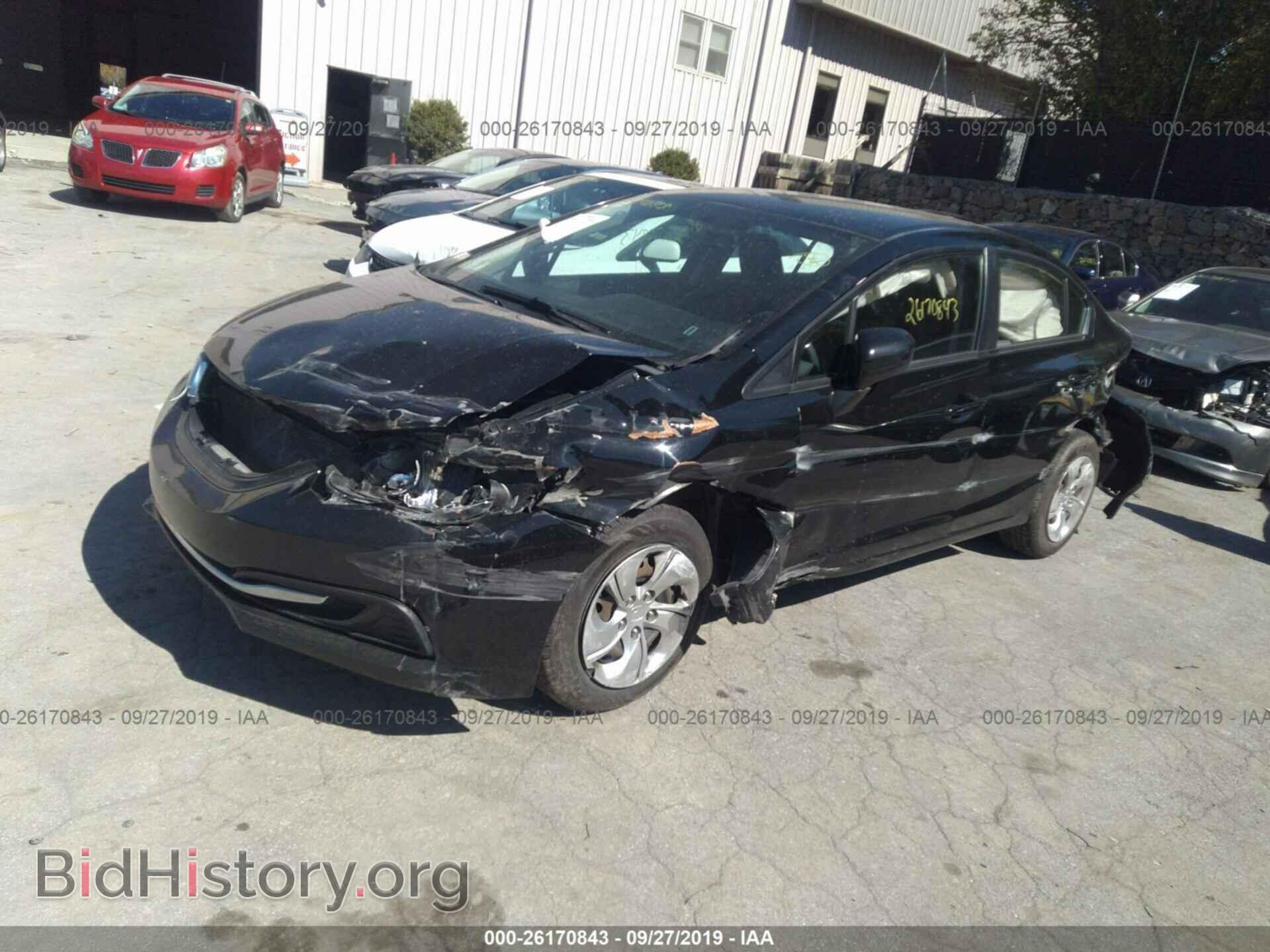 2014 HONDA CIVIC - VIN: 19XFB2E51EE059416 - Фото 2