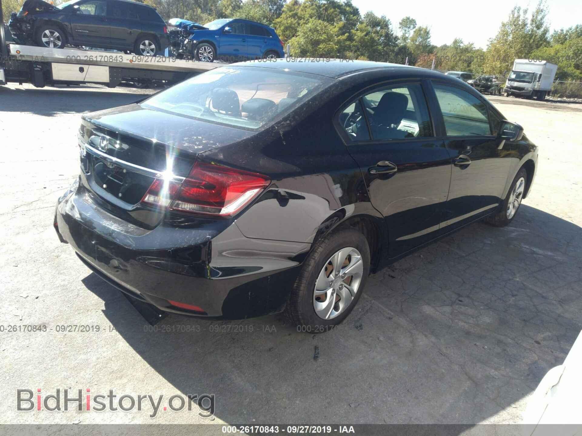 2014 HONDA CIVIC - VIN: 19XFB2E51EE059416 - Фото 4