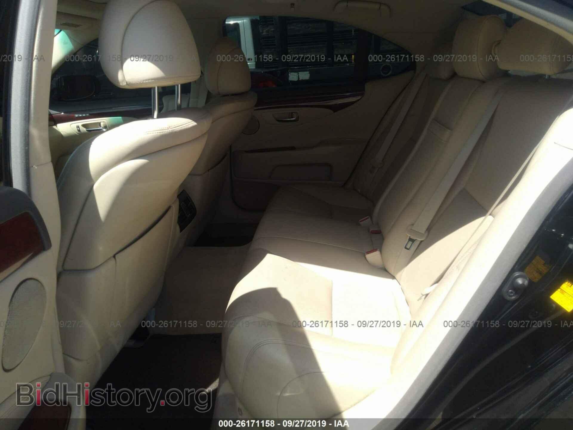 2010 LEXUS LS - VIN: JTHBL5EF9A5096255 - Фото 8