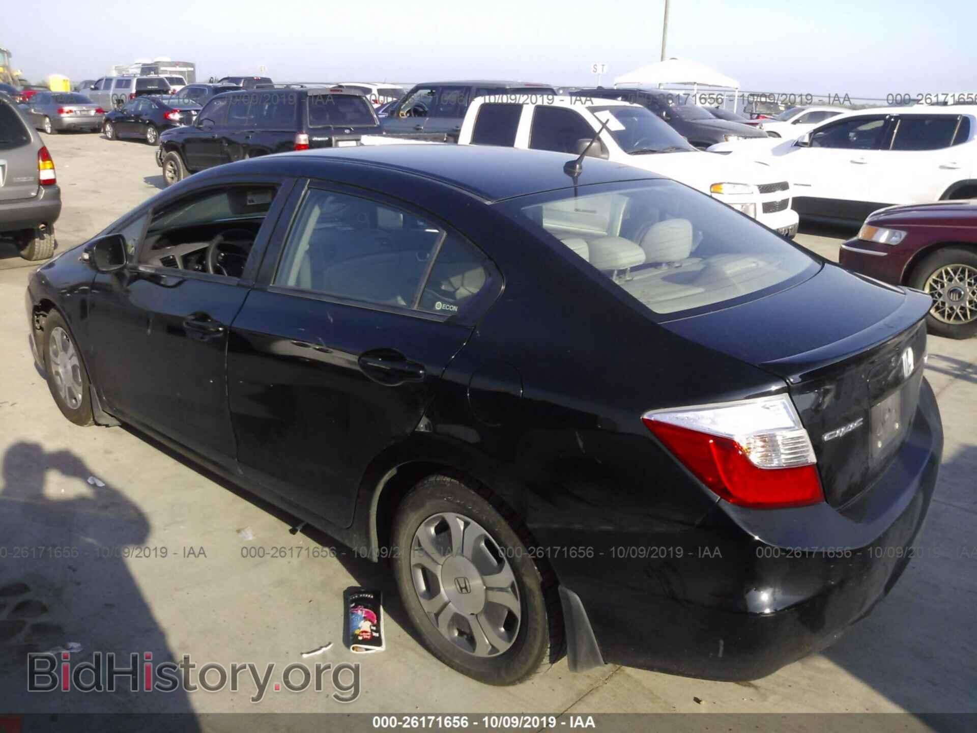 2012 HONDA CIVIC - VIN: JHMFB4F28CS009900 - Фото 3