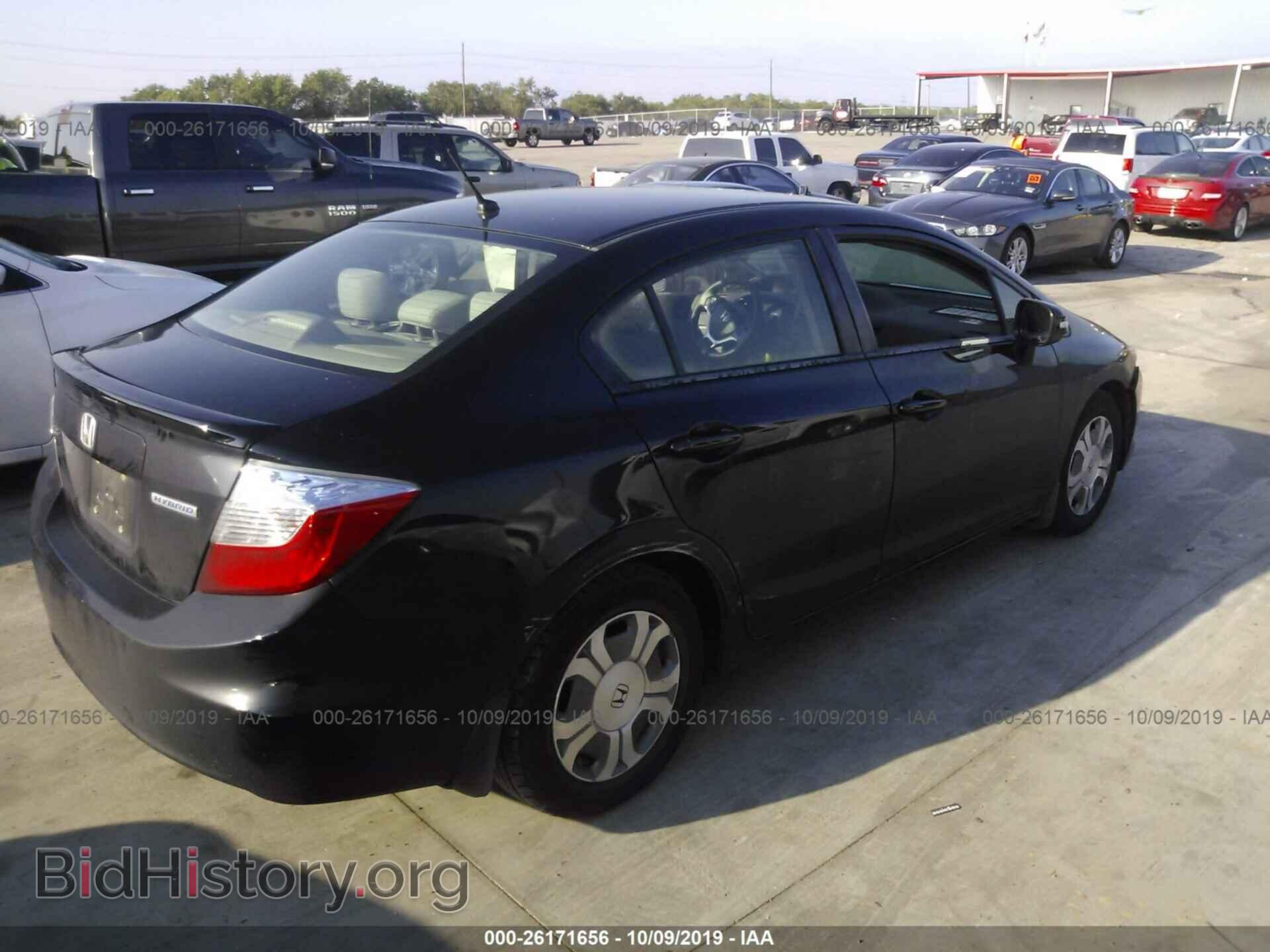 2012 HONDA CIVIC - VIN: JHMFB4F28CS009900 - Фото 4