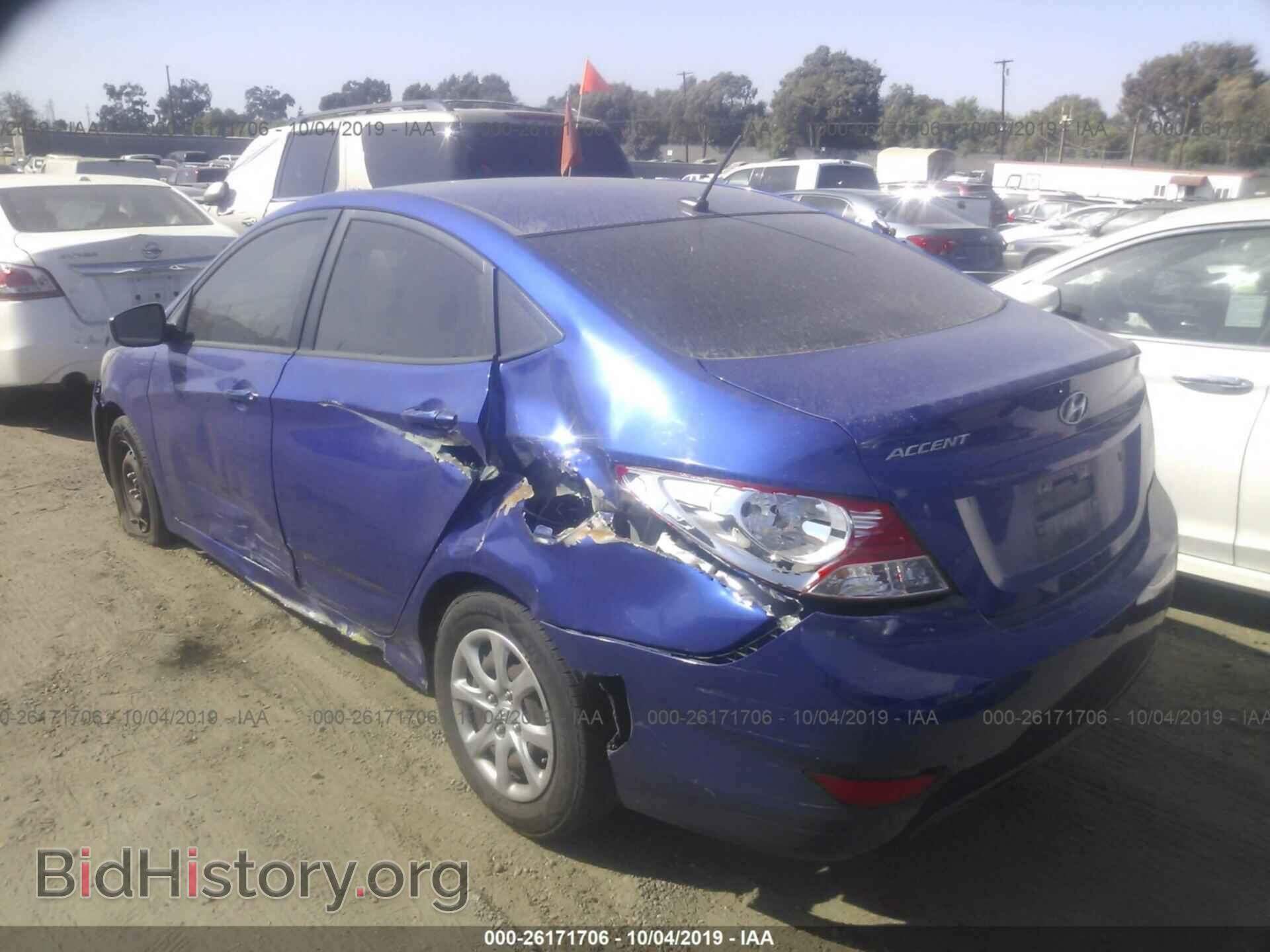 2012 HYUNDAI ACCENT - VIN: KMHCT4AE2CU143840 - Фото 3