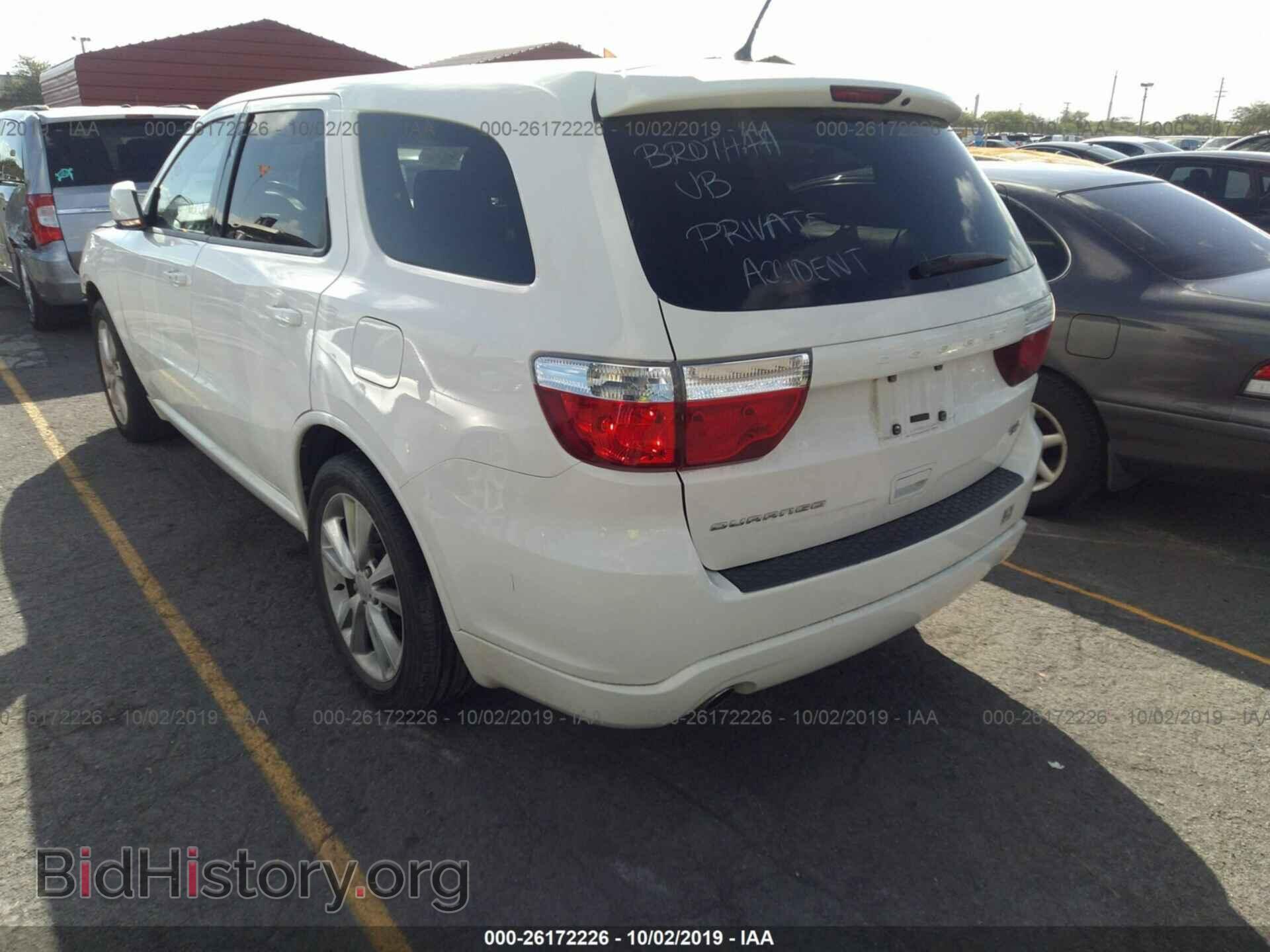 2012 DODGE DURANGO - VIN: 1C4SDHCT0CC121762 - Photo 3