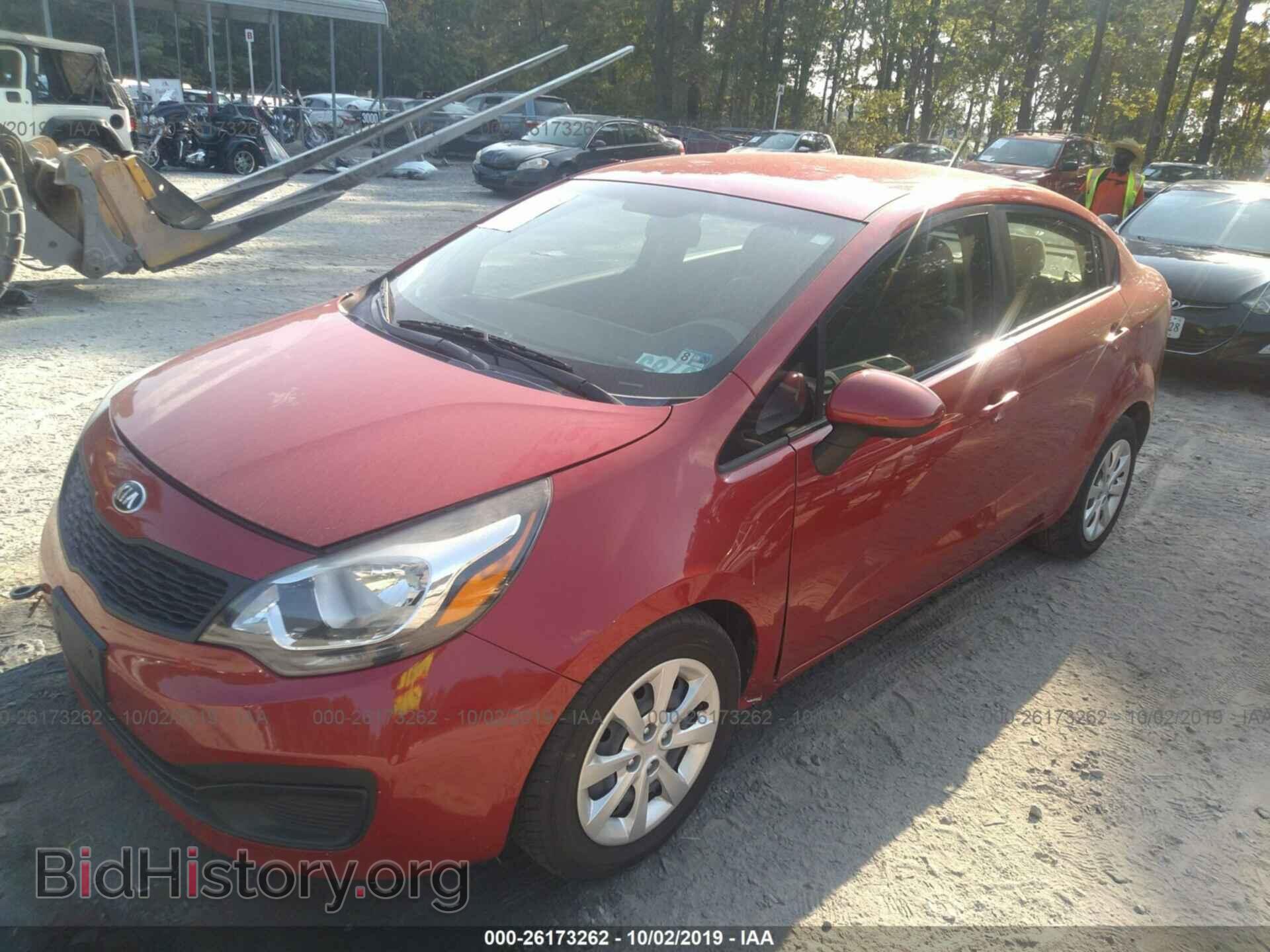 2014 KIA RIO - VIN: KNADM4A31E6364211 - Фото 2