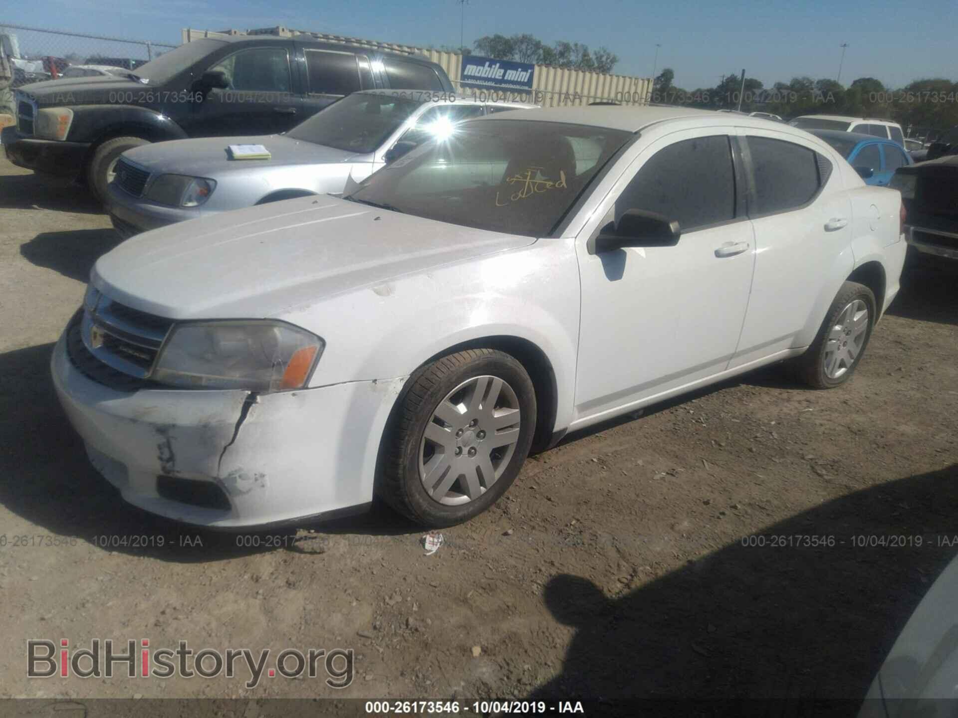 2012 DODGE AVENGER - VIN: 1C3CDZAB7CN168185 - Photo 2