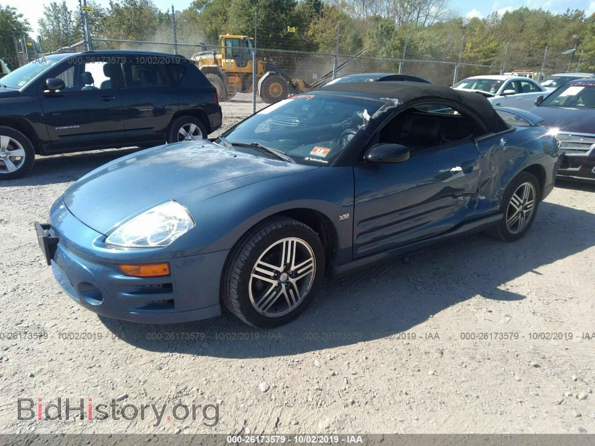 2003 MITSUBISHI ECLIPSE - VIN: 4A3AE75H83E016593 - Photo 2