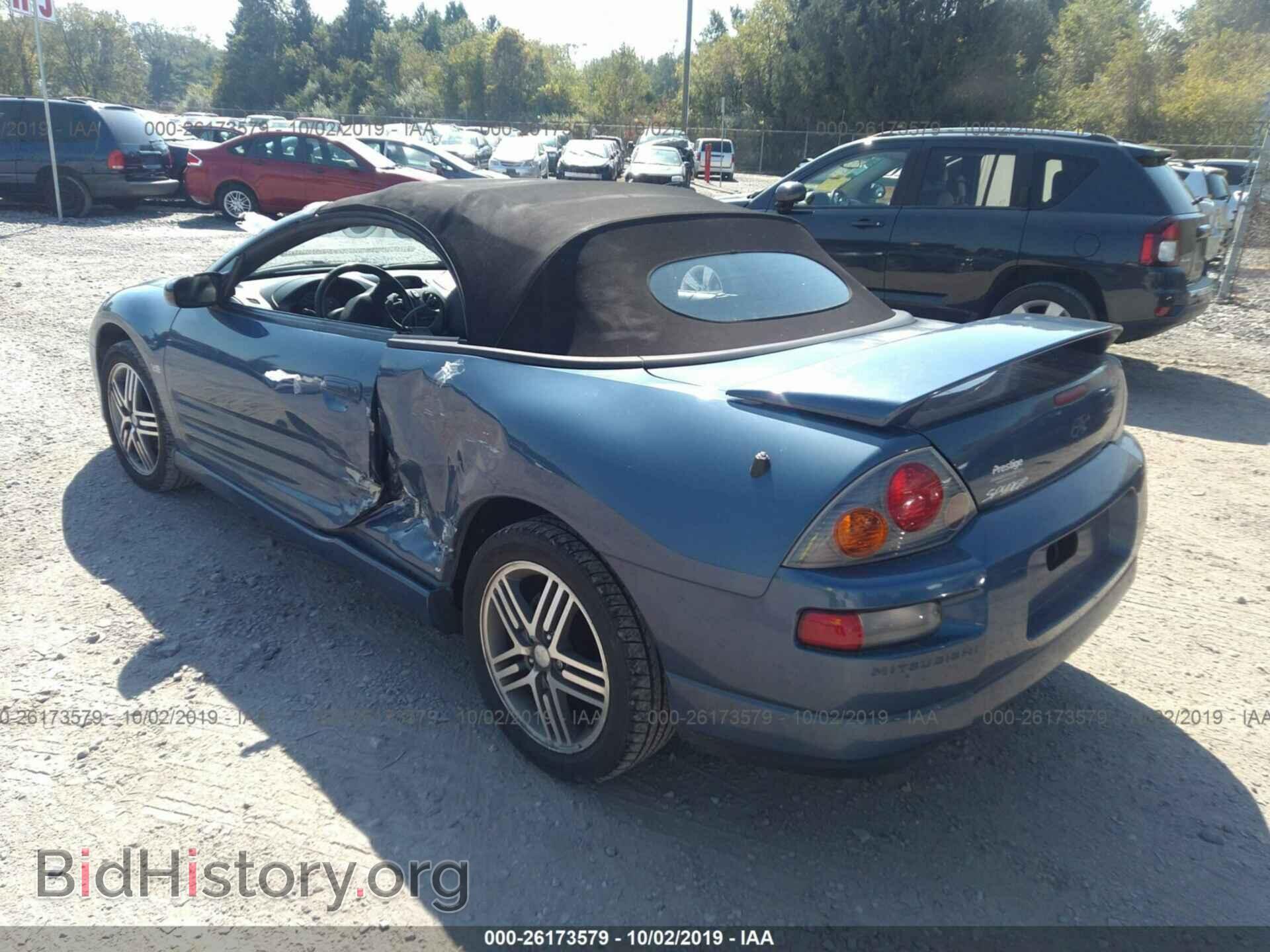 2003 MITSUBISHI ECLIPSE - VIN: 4A3AE75H83E016593 - Photo 3