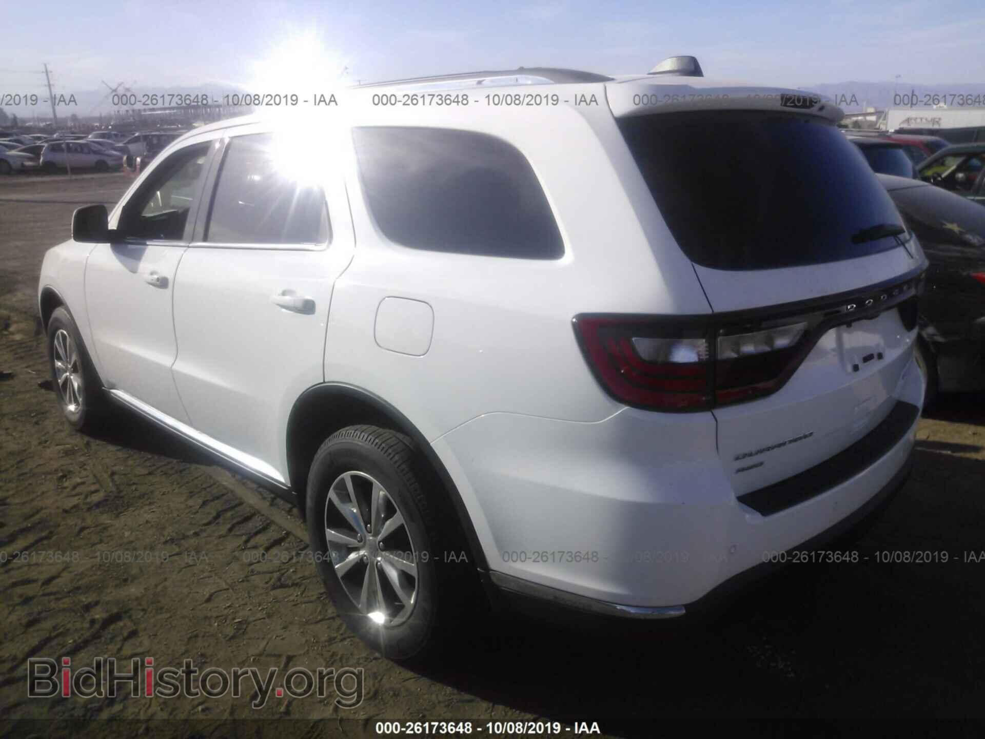 2016 DODGE DURANGO - VIN: 1C4RDJDG3GC400524 - Фото 3