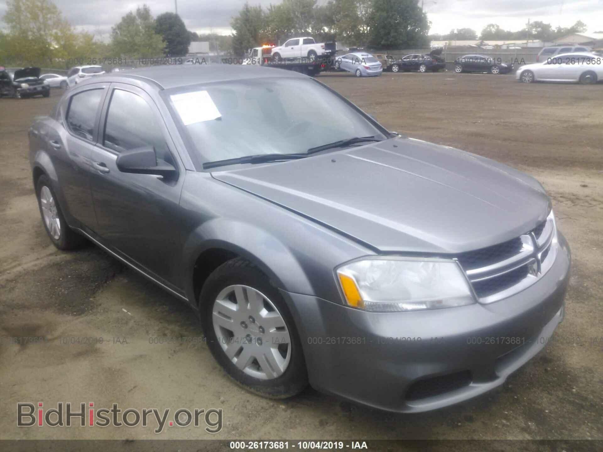 Photo 1C3CDZAG0DN756586 - DODGE AVENGER 2013