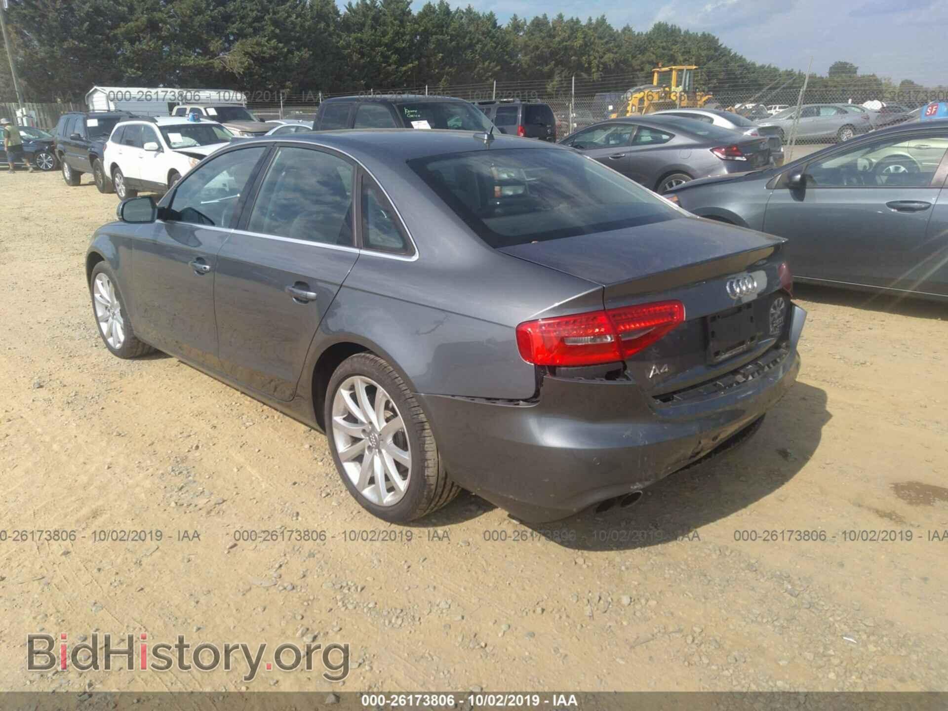 2013 AUDI A4 - VIN: WAUFFAFL8DN045273 - Photo 3