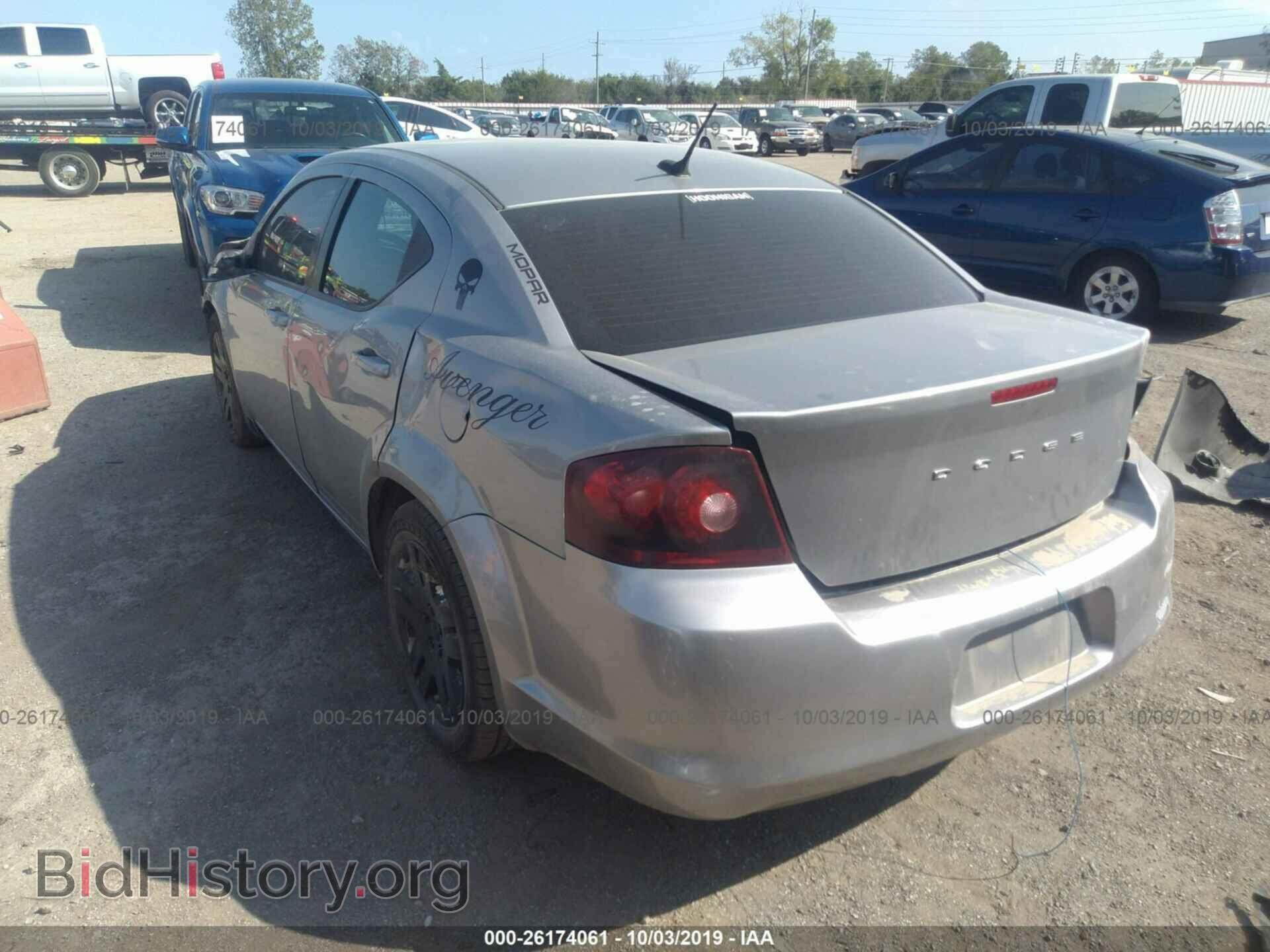 2014 DODGE AVENGER - VIN: 1C3CDZAB6EN138579 - Фото 3