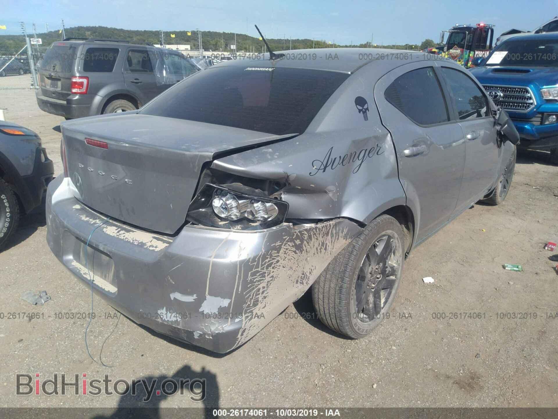2014 DODGE AVENGER - VIN: 1C3CDZAB6EN138579 - Фото 4