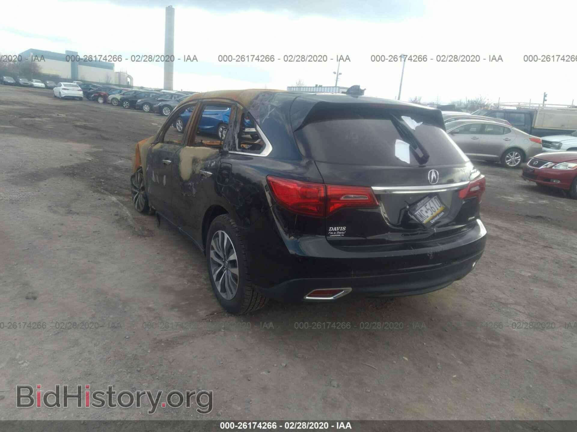 2016 ACURA MDX - VIN: 5FRYD4H45GB035181 - Фото 3