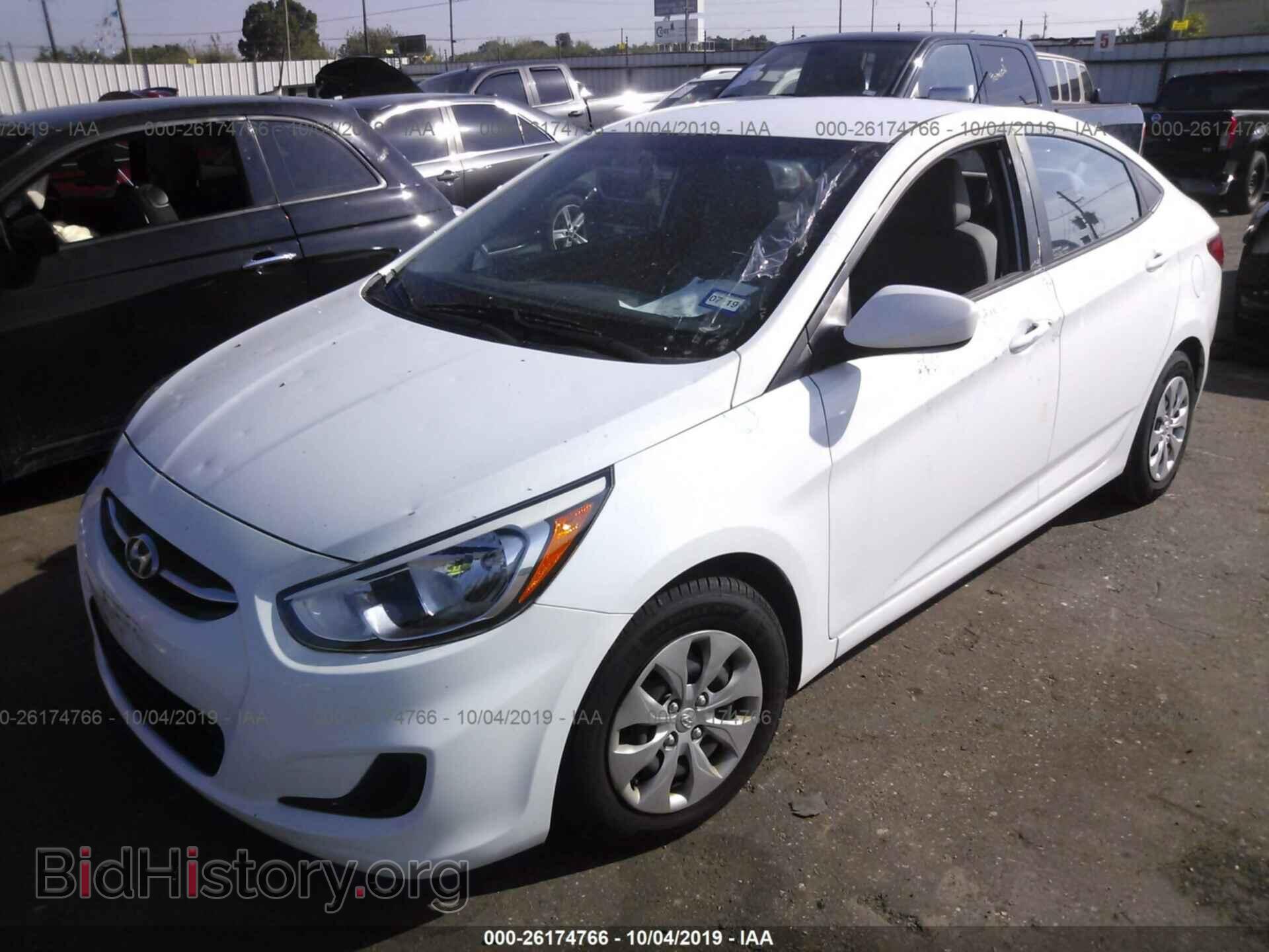 2016 HYUNDAI ACCENT - VIN: KMHCT4AE8GU118253 - Фото 2
