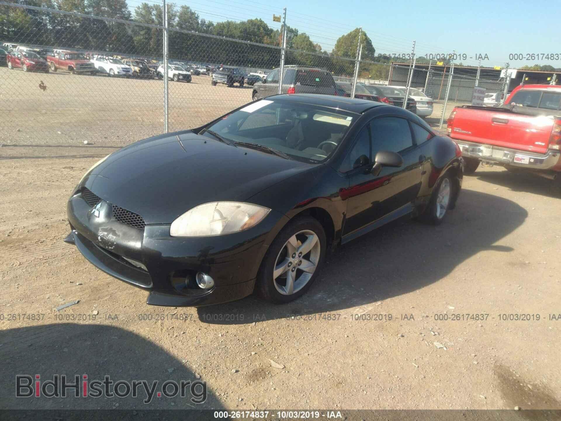 2007 MITSUBISHI ECLIPSE - VIN: 4A3AK24F27E027655 - Фото 2