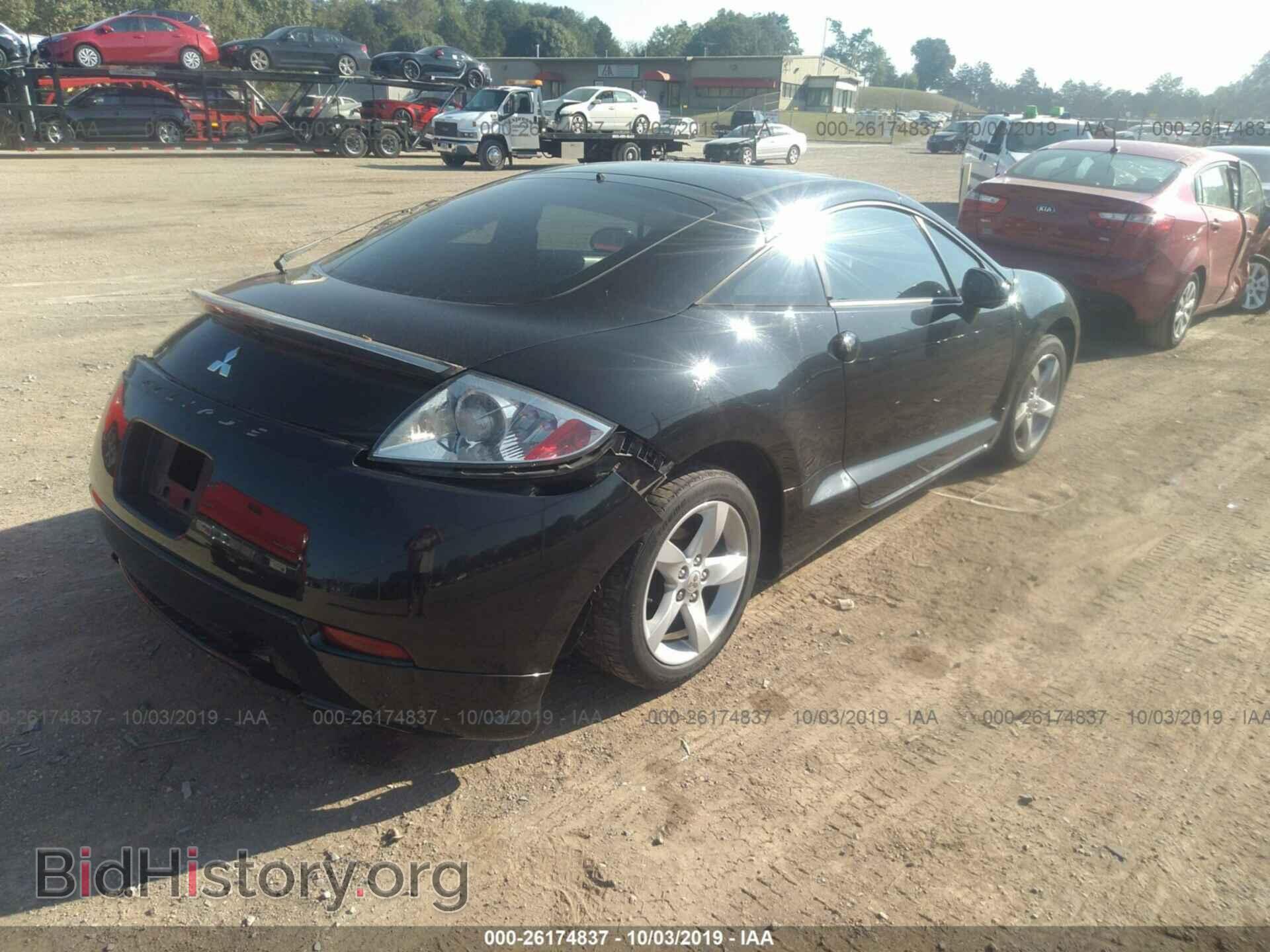2007 MITSUBISHI ECLIPSE - VIN: 4A3AK24F27E027655 - Фото 4
