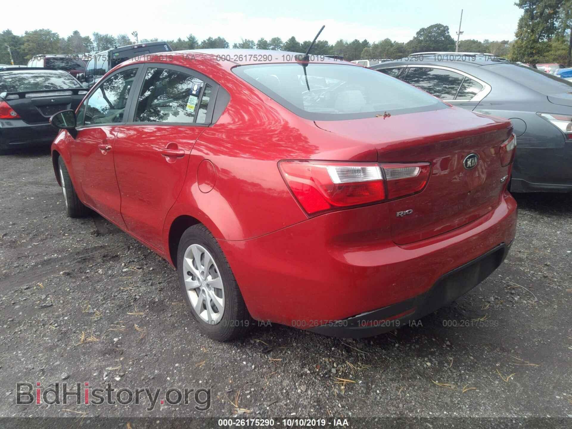 2013 KIA RIO - VIN: KNADN4A31D6186649 - Фото 3
