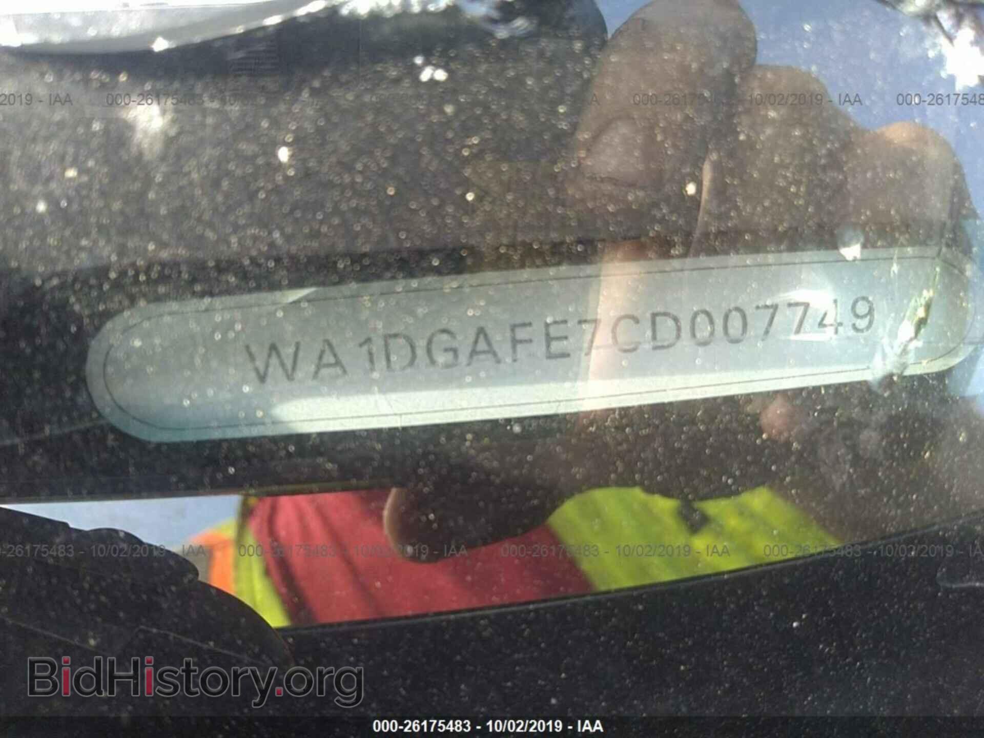 2012 AUDI Q7 - VIN: WA1DGAFE7CD007749 - Фото 9