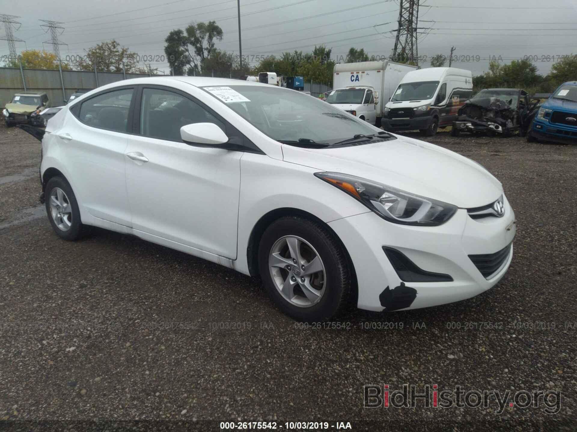 Photo 5NPDH4AEXEH470963 - HYUNDAI ELANTRA 2014