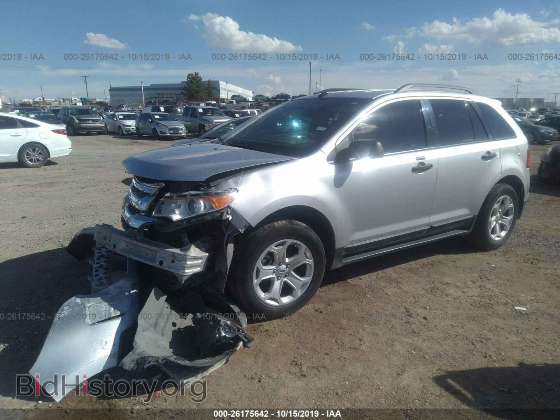 2014 FORD EDGE - VIN: 2FMDK3G95EBB63990 - Фото 2