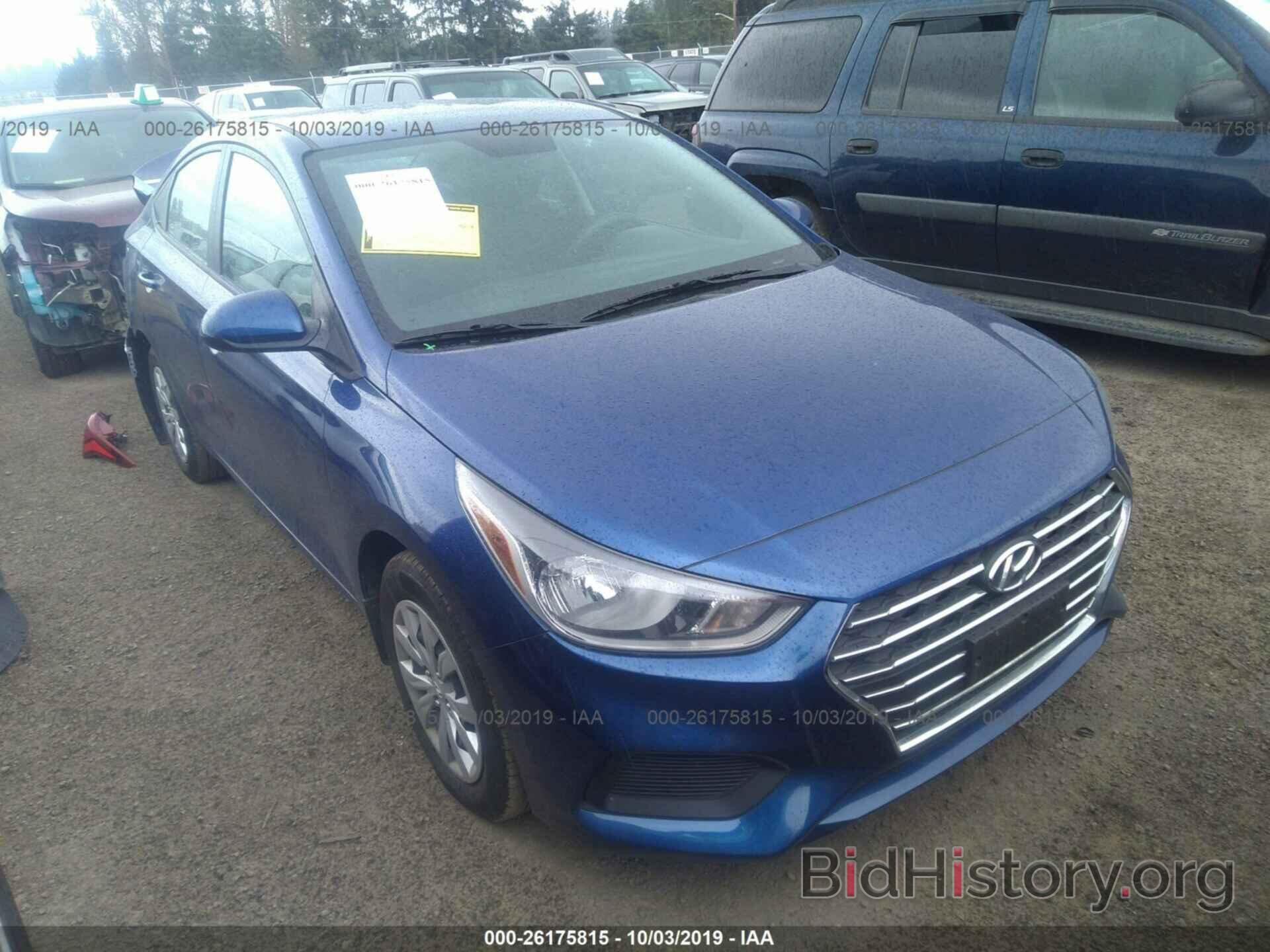 Photo 3KPC24A32KE056507 - HYUNDAI ACCENT 2019