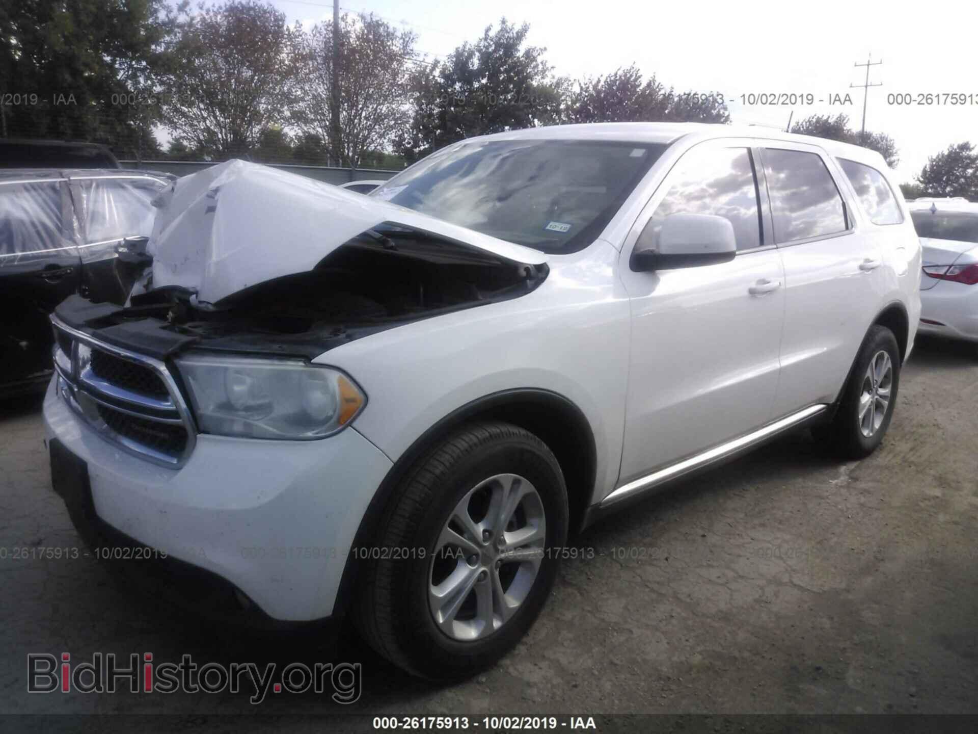 2012 DODGE DURANGO - VIN: 1C4RDHAG2CC330652 - Фото 2