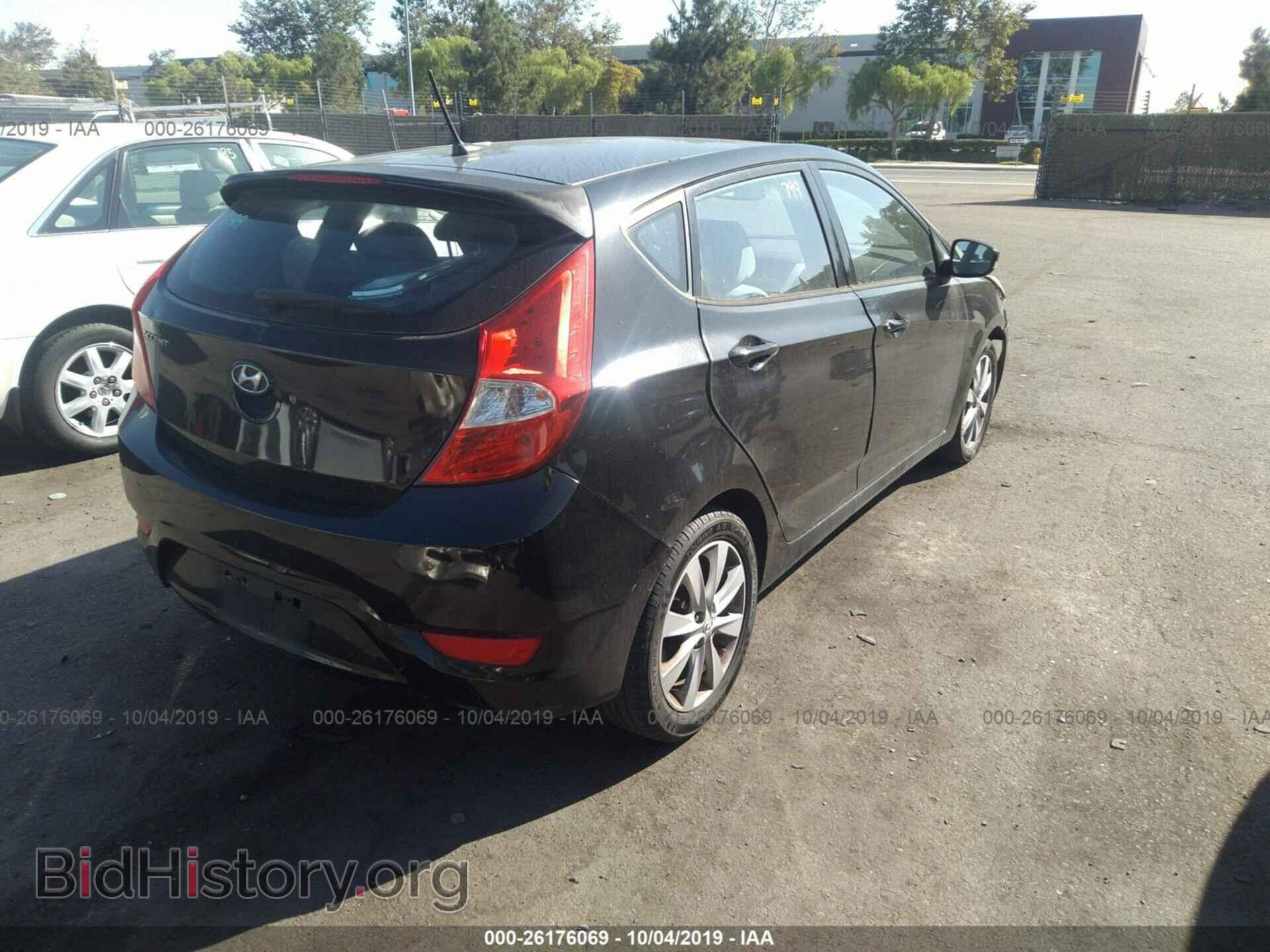 2013 HYUNDAI ACCENT - VIN: KMHCU5AE3DU111497 - Photo 4