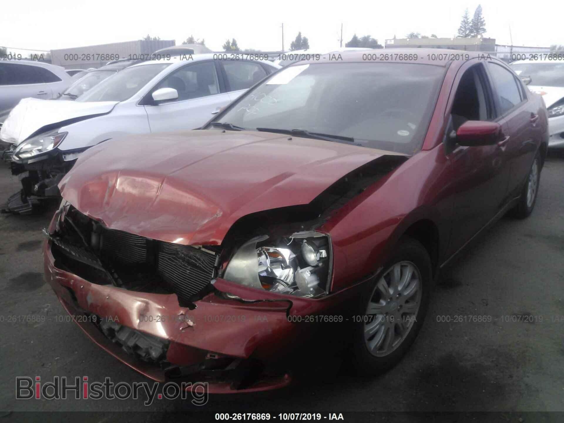 2012 MITSUBISHI GALANT - VIN: 4A32B2FF3CE018376 - Фото 2